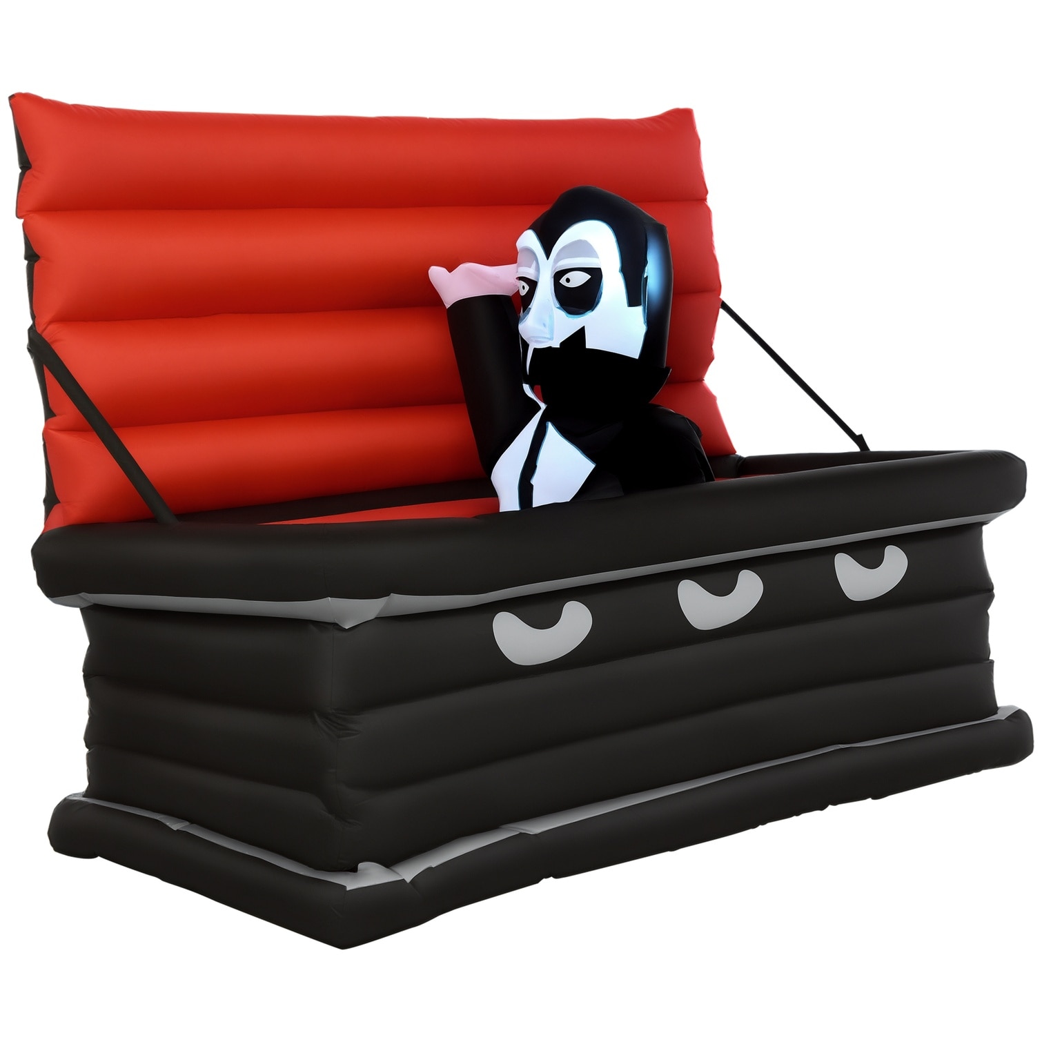 Tammesy Polyester fabric vampire and coffin Halloween inflatable 6 ft ...
