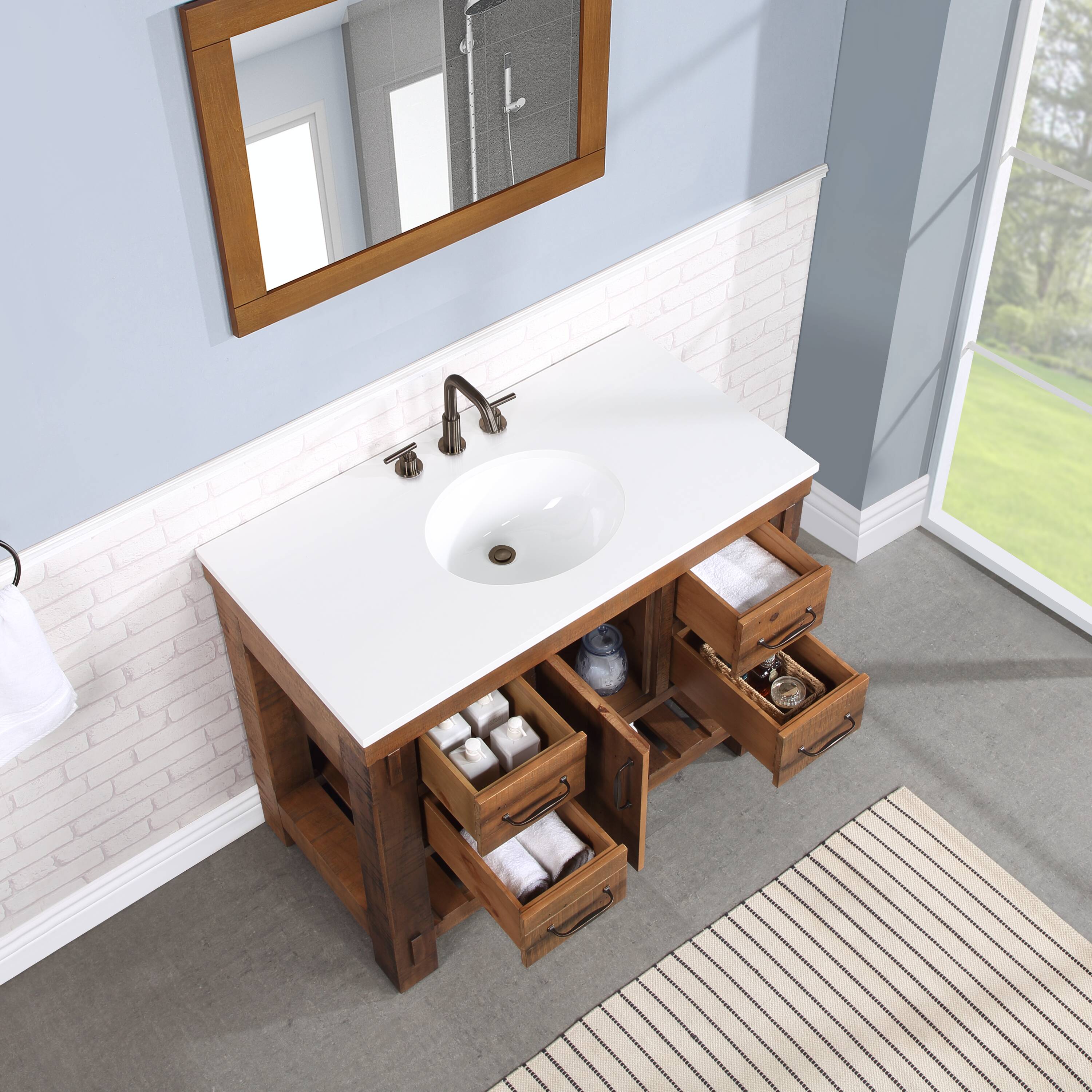 Highbury Furnishings 0201124DP Bath-Vanity-Combo - View #3