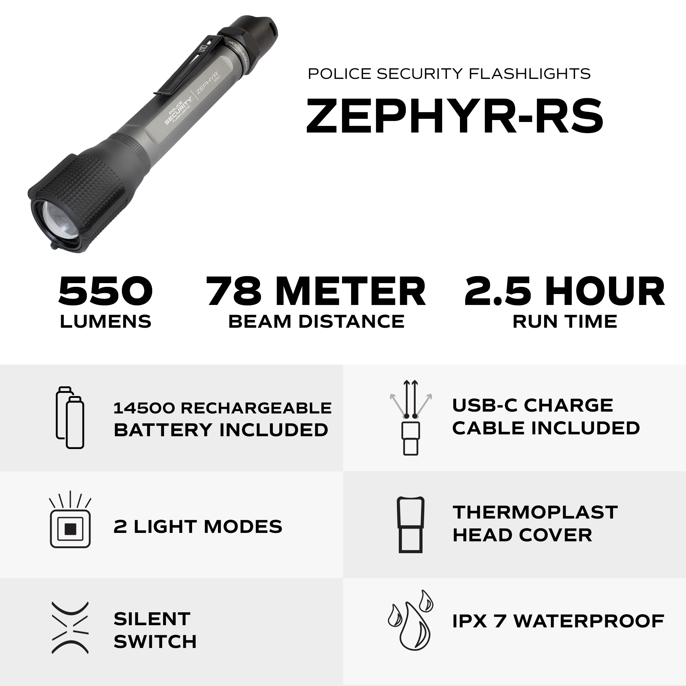Police Security 97712 flashlights - View #4
