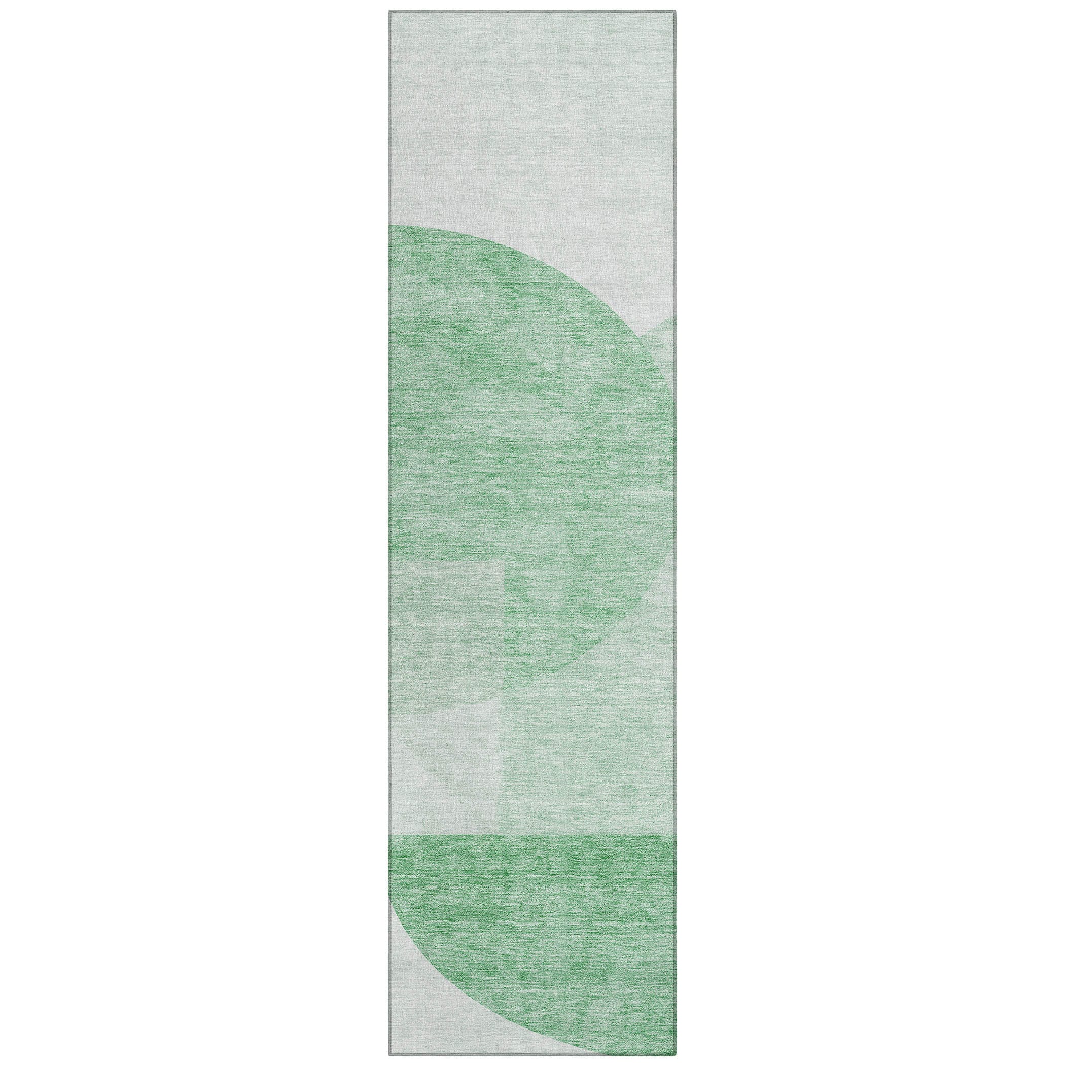 Addison Rugs ACN678GE2X8 Chantille ACN678GE 2 x 7 (ft) Polyester Green Rectangular Indoor/Outdoor Geometric Machine washable Runner rug