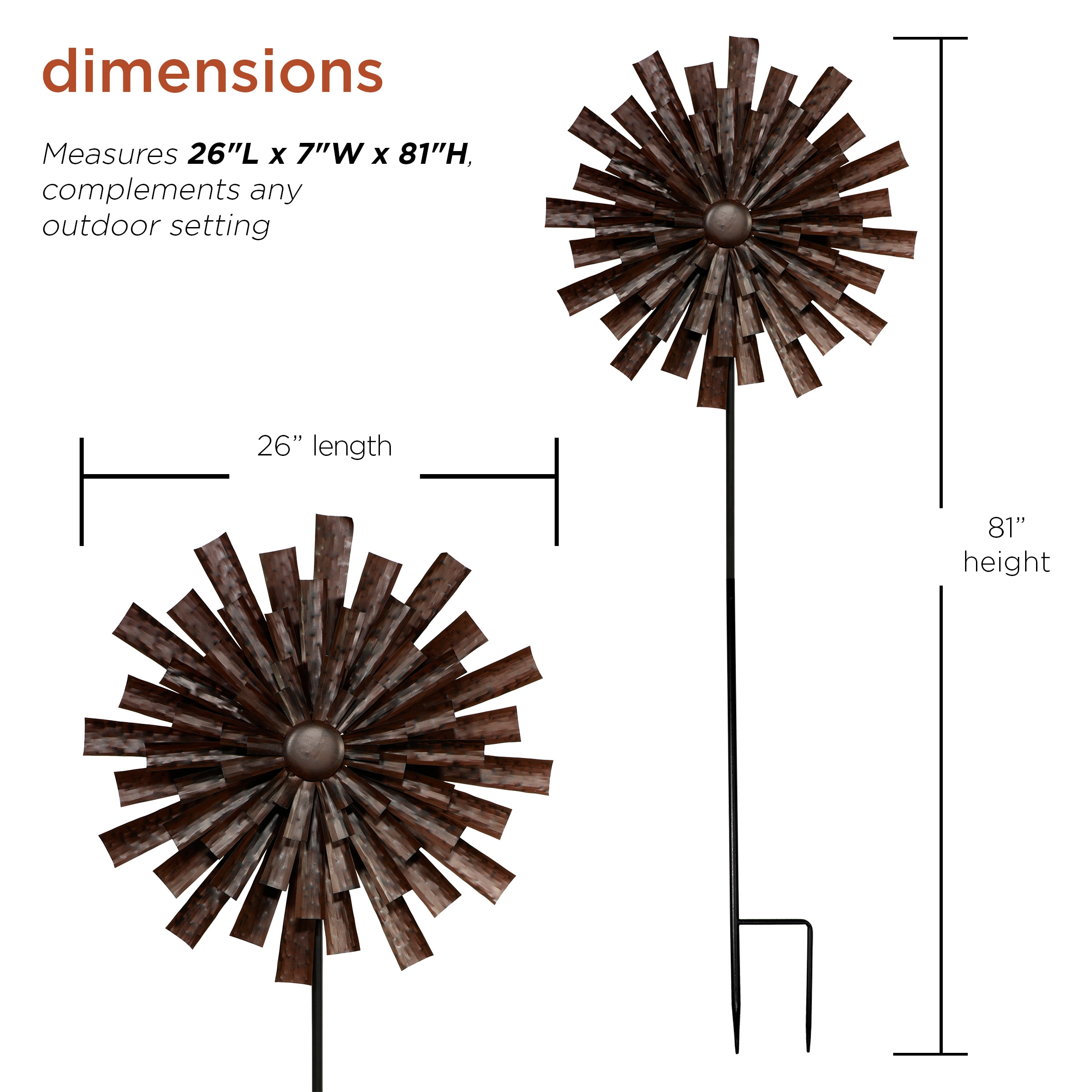 Alpine Corporation MZP588 Wind-Spinners - View #3