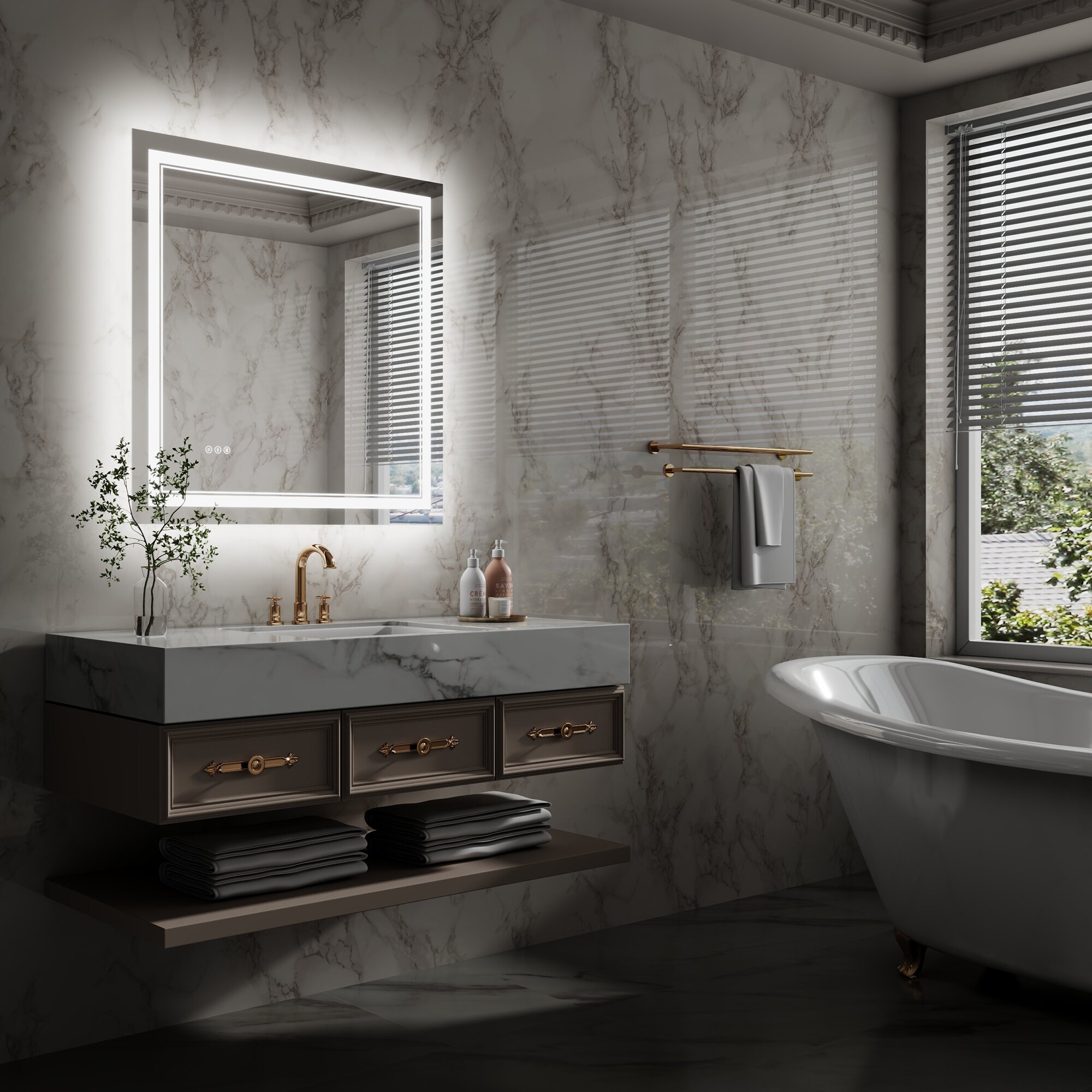 ExBrite TFBM3636 Framed-Bath-Mirrors - View #16