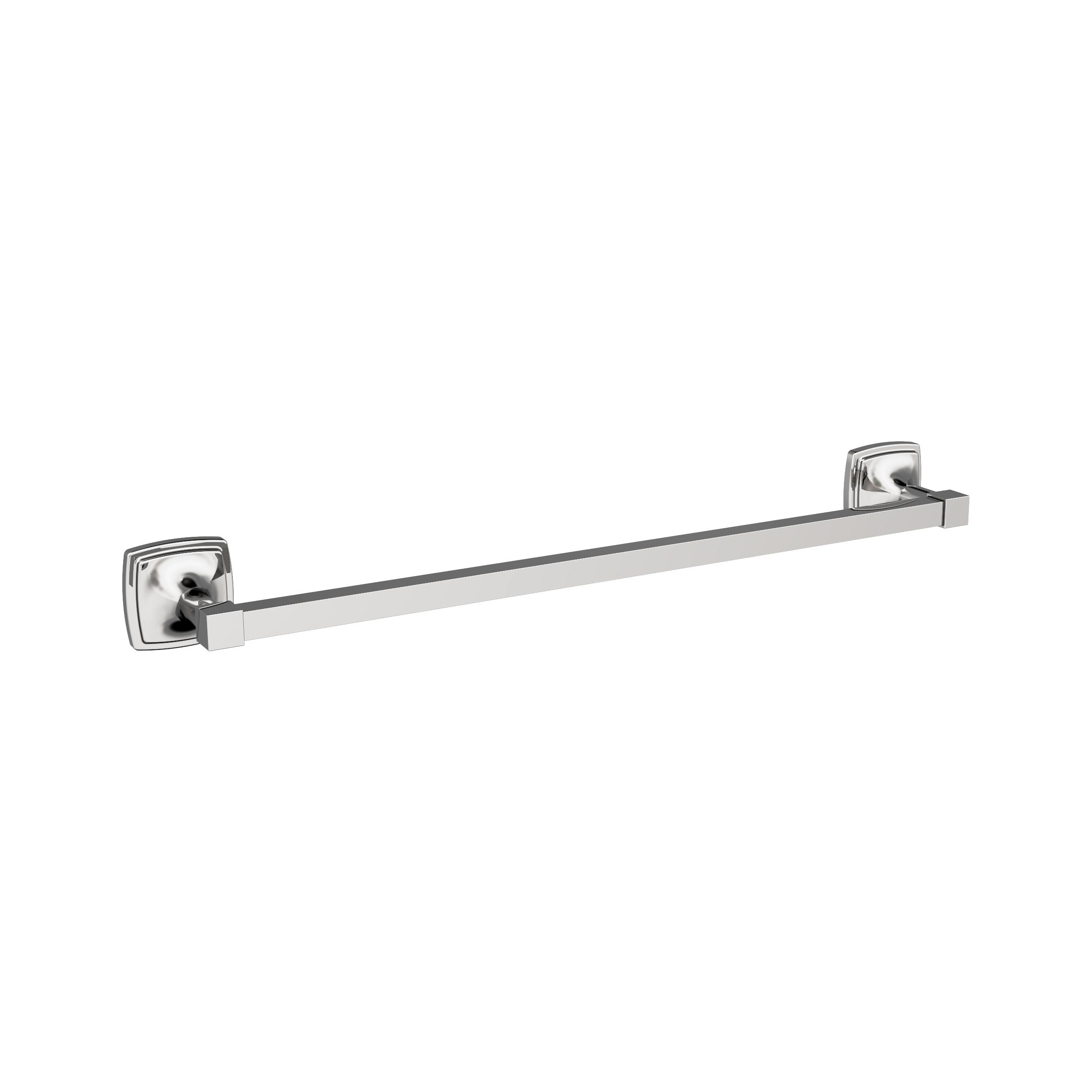 Amerock BH3609326 Stature 18-in Chrome Wall mount Single Towel Bar