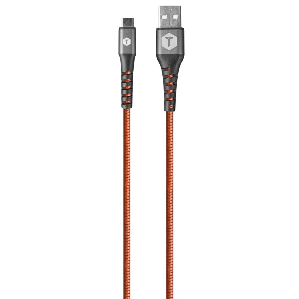 Toughtested Cable, Armor Flex, USB-C to USB-A, Short