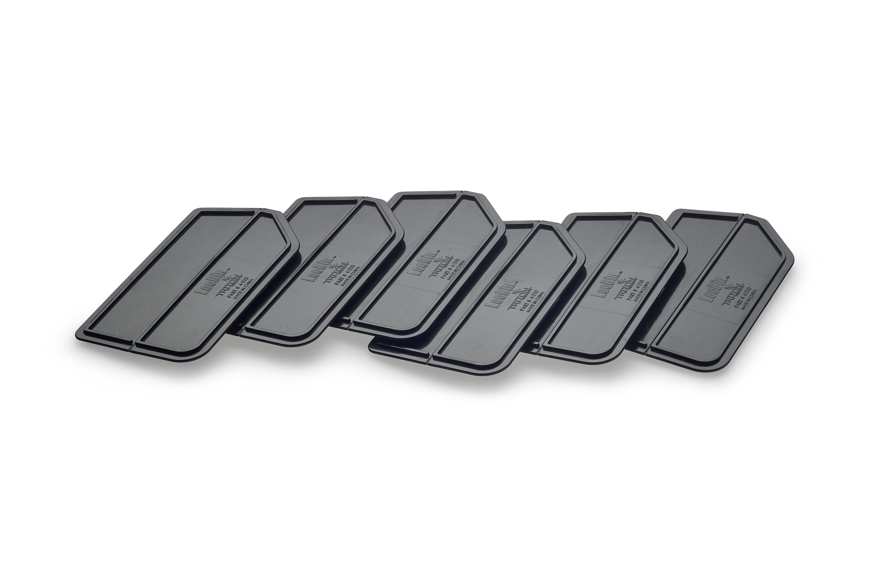 Triton Products 6-Pack 5-in W x 2.625-in H x 4.875-in D Black