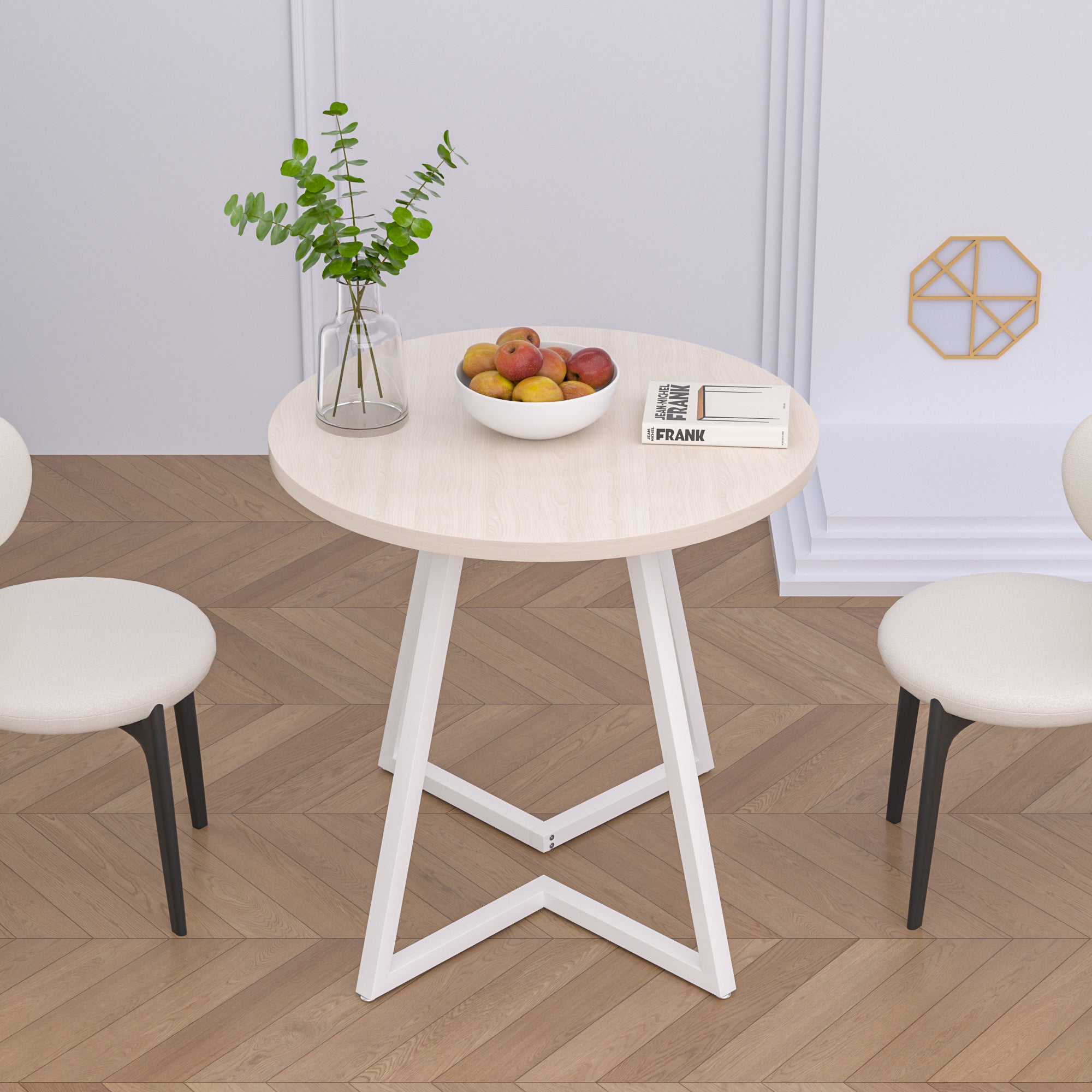Vecelo LOE-MX-TBL11-90-NTW Dining-Tables - View #2