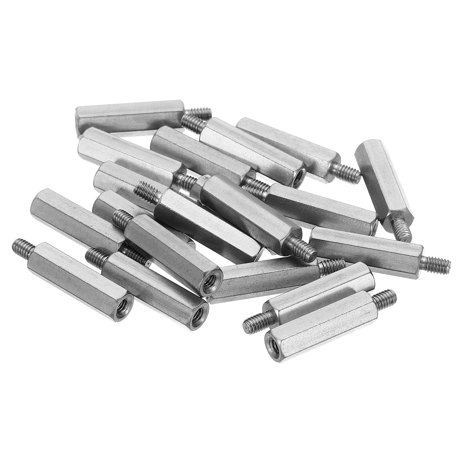 PATIKIL M2.5x16mm+4mm Male-Female Hex Standoff 20pcs Stainless Steel ...