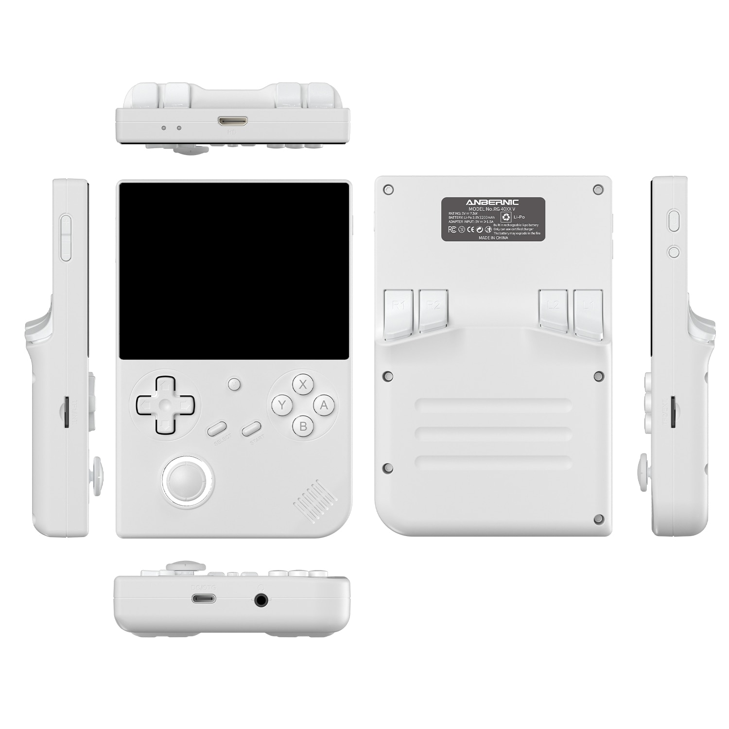 Fenbeli Handheld Retro Game Console with 4-in IPS Screen 128GB Storage 5G WiFi HDMI Output and Bluetooth