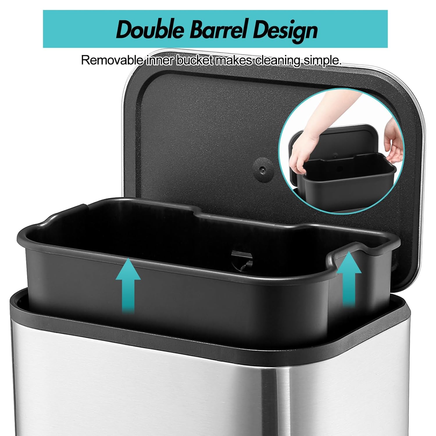 Garvee KLN-PHO-14CV6MFX Pull-Out-Cabinet-Baskets - View #5