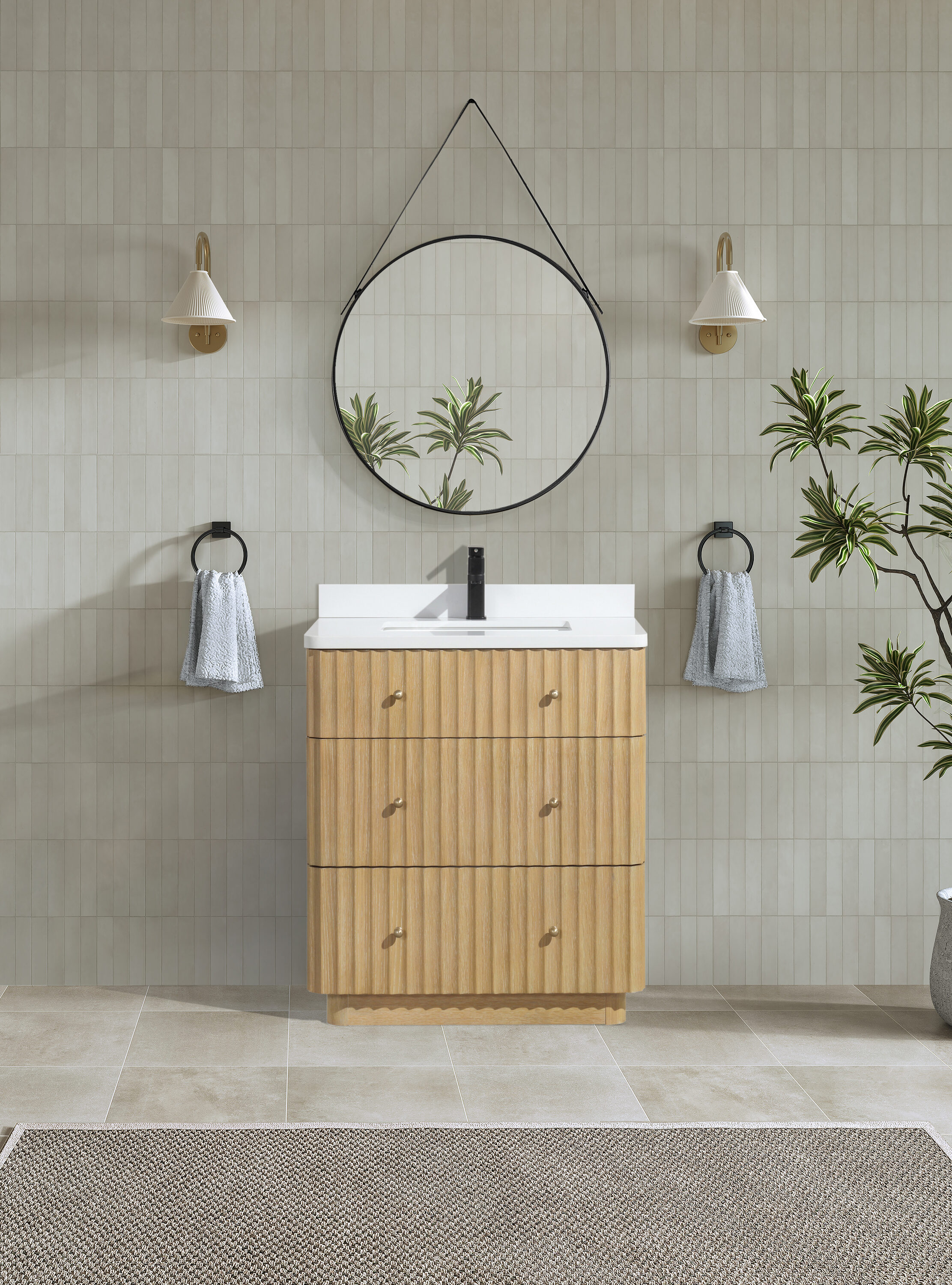 Ari Kitchen & Bath AKB-LAJOLLA-30-WSHOA Bath-Vanity-Combo - View #7