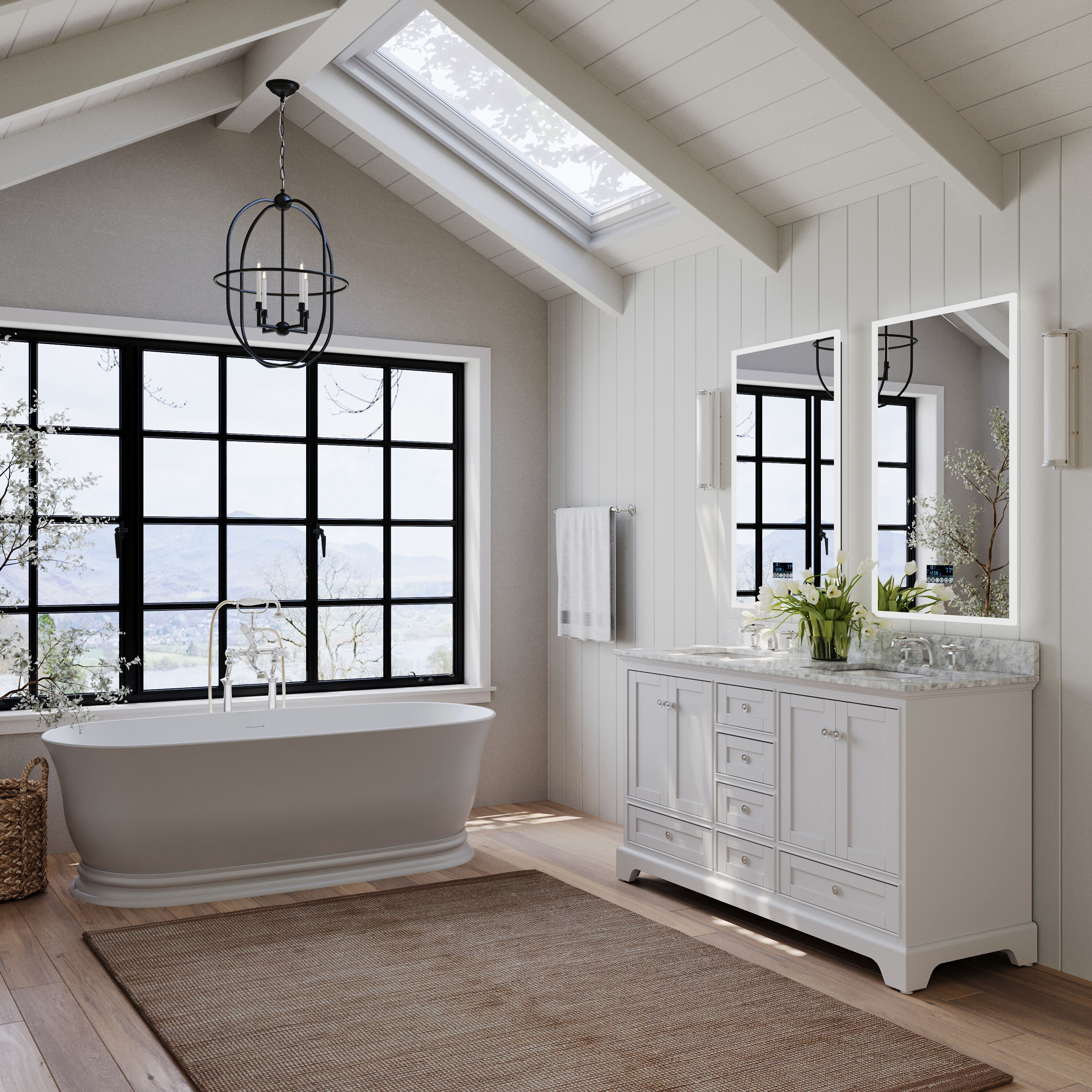 Ancerre Designs VTS-AUDREY-60-W-CW Bath-Vanity-Combo - View #10