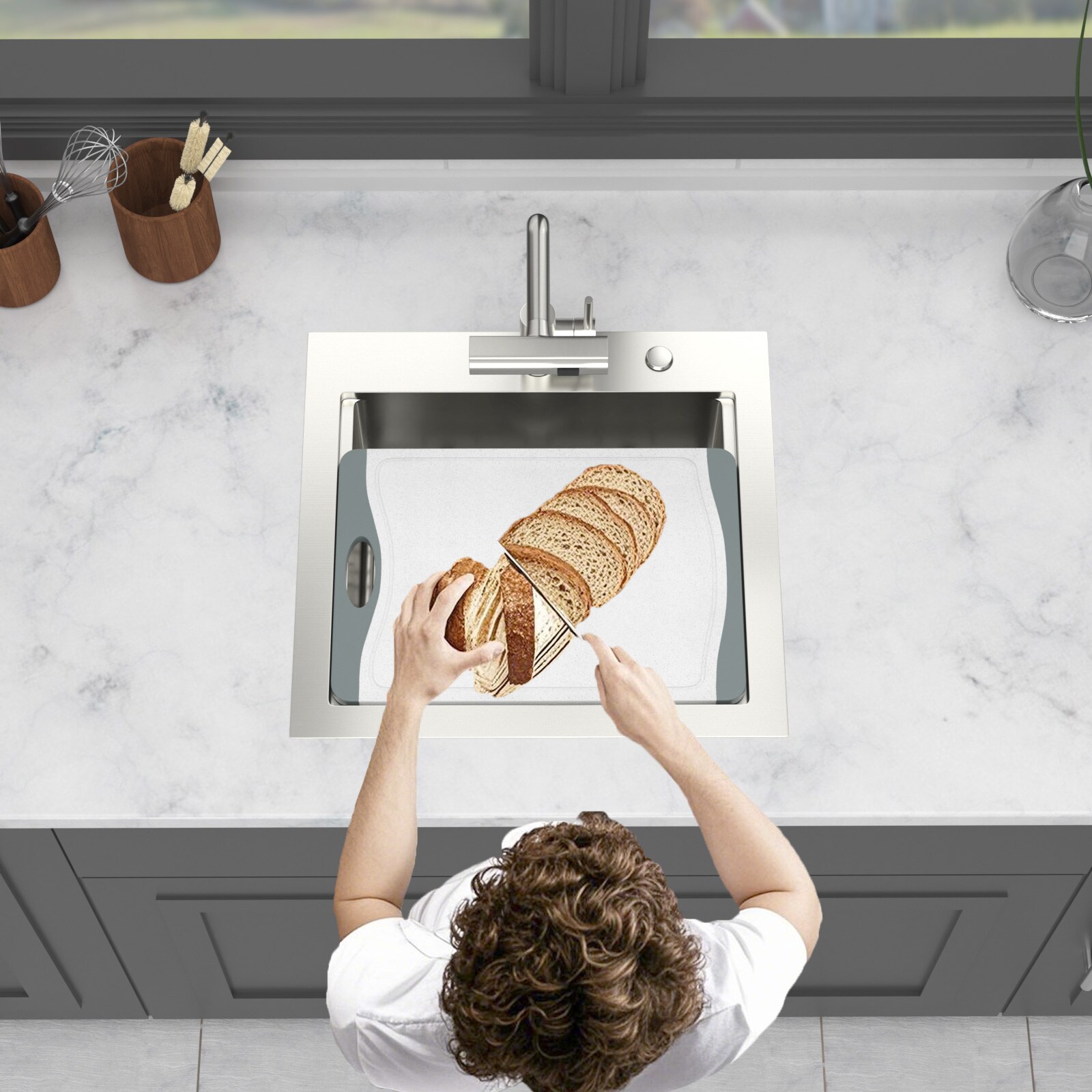 YERIVA DJGA311136 Kitchen-Sinks - View #6