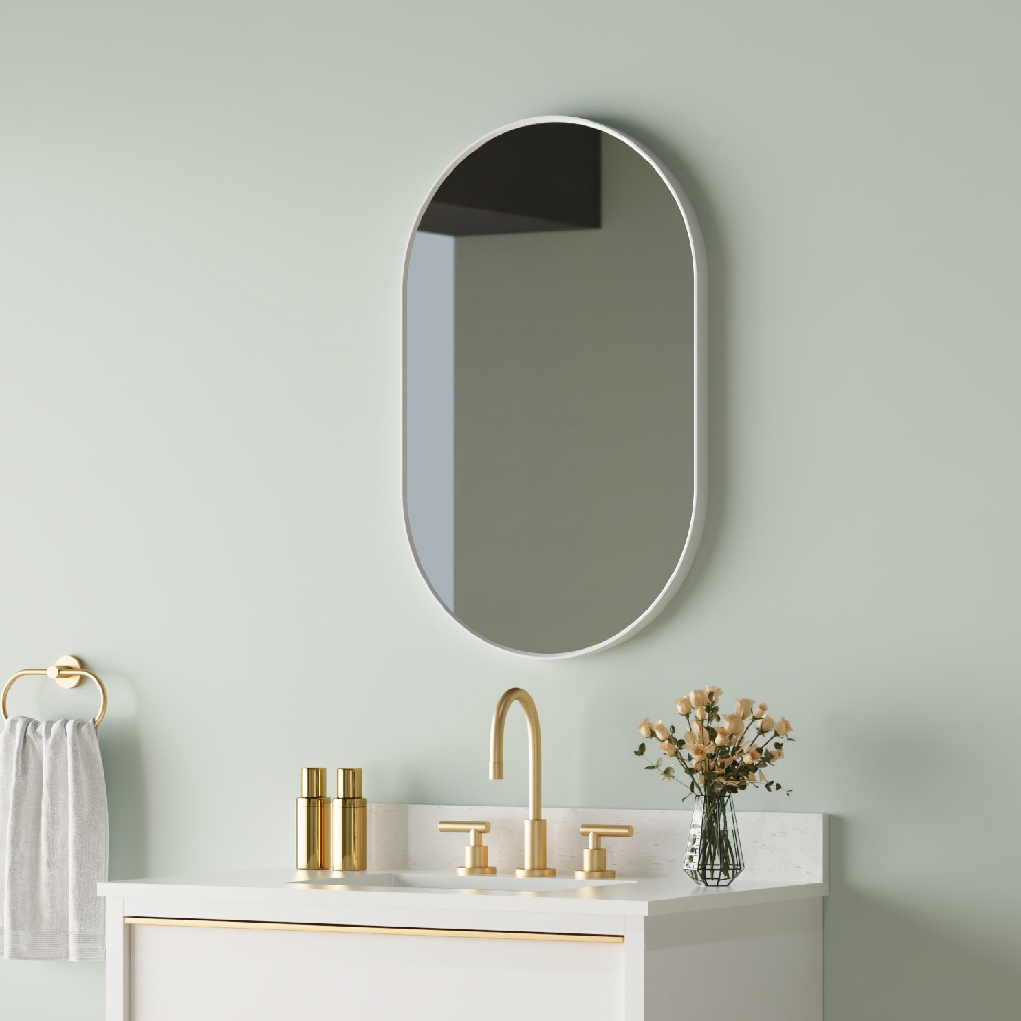 Forclover HF2MR2032WT Decor-Mirrors - View #2