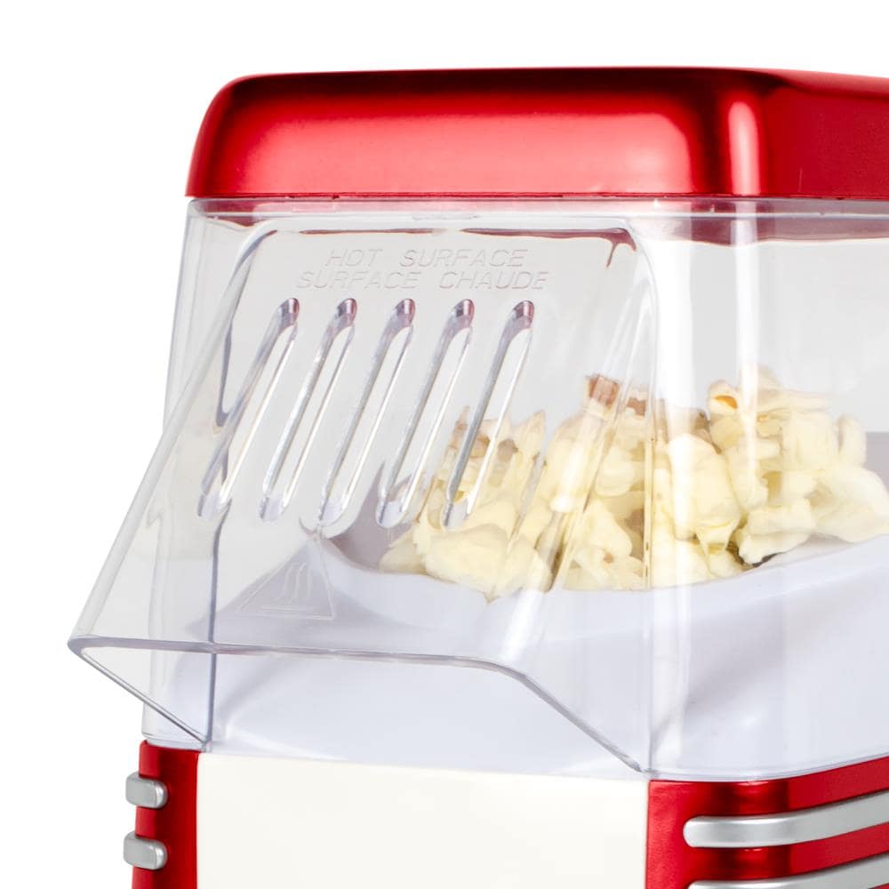 Nostalgia 0.25 Cups Red Hot Air Countertop Popcorn Machine in the ...