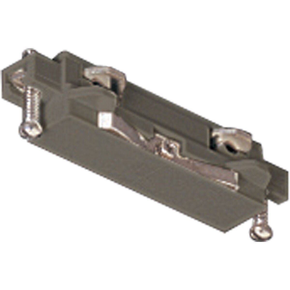 Progress Lighting P8720-09 Alpha Trak 3-in Brushed Nickel Mixed Material Linear Inline Connector