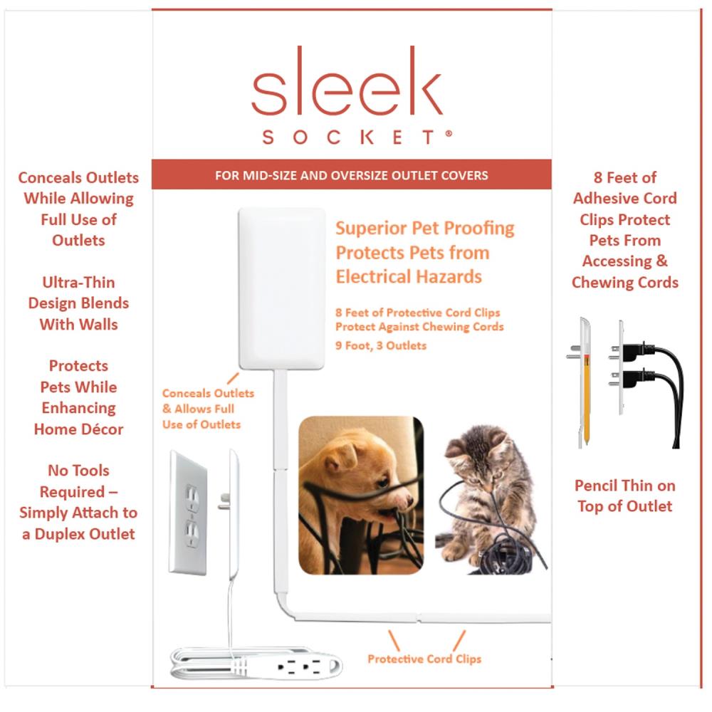 sleek socket Sleek Socket Ultra-Thin Child Proofing Outlet Cover