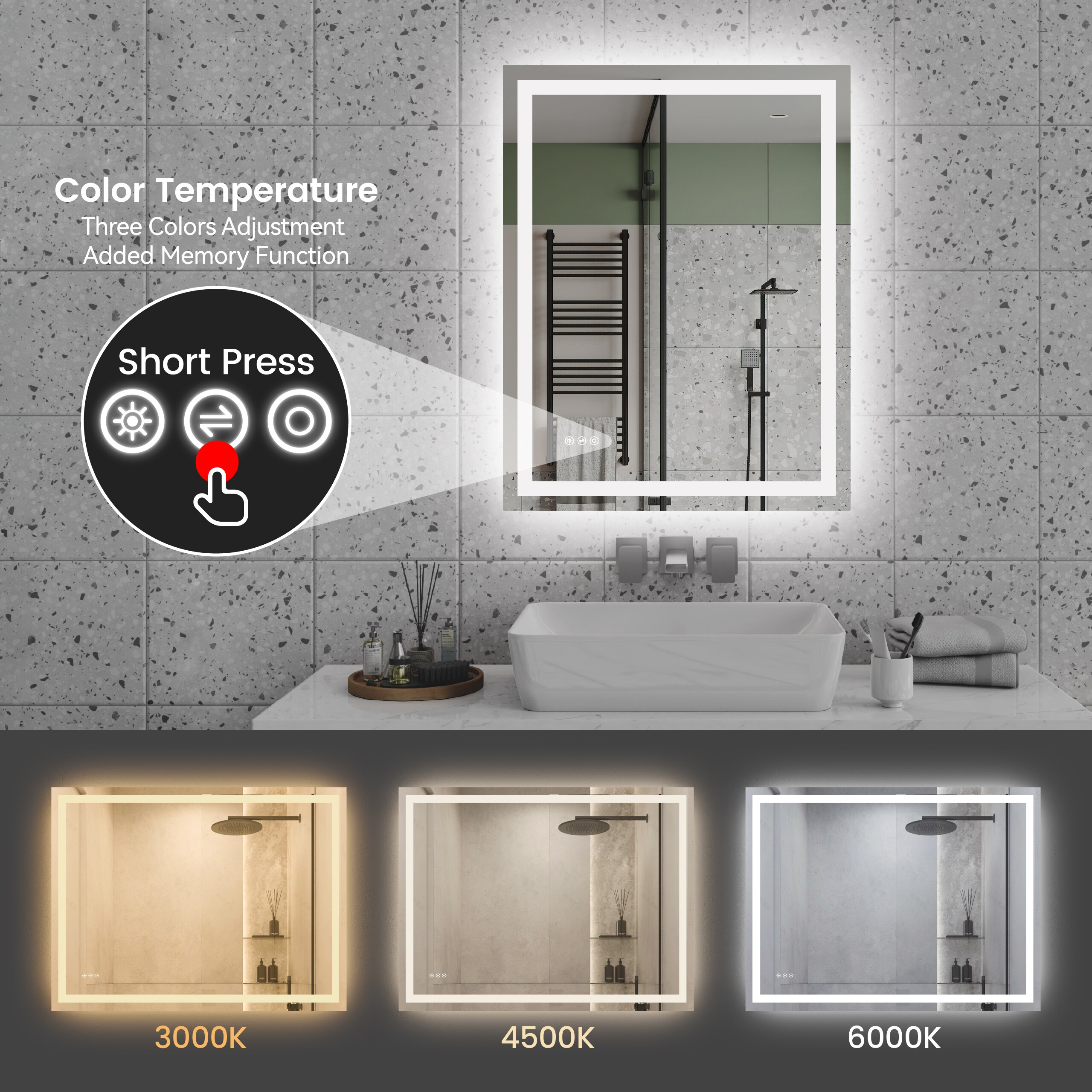 AAZJ DR-P320624 Framed-Bath-Mirrors - View #4