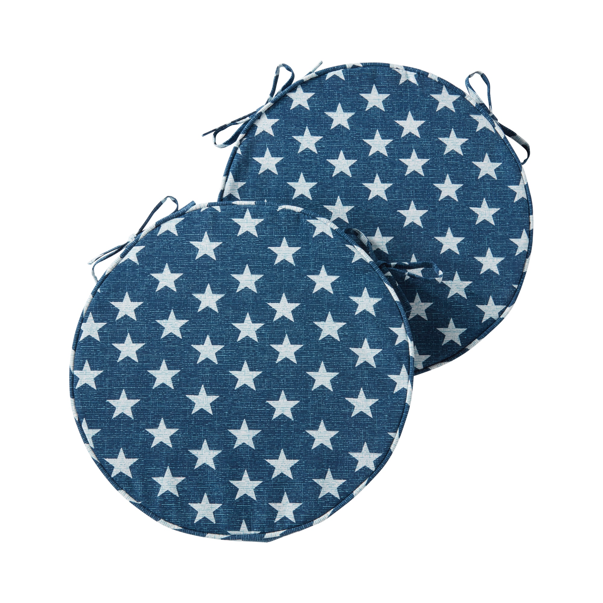 Greendale Home Fashions OP1150S2-STARS 18-in x 18-in 2 -Piece Stars Patio chair cushion