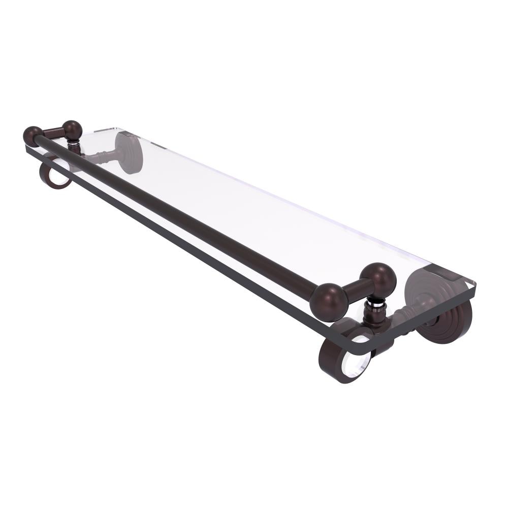 Allied Brass PG-1-22-GAL-ABZ Pacific Grove Antique Bronze Wall mount Bathroom Shelf ( 22-in x 3.5-in x 5-in )