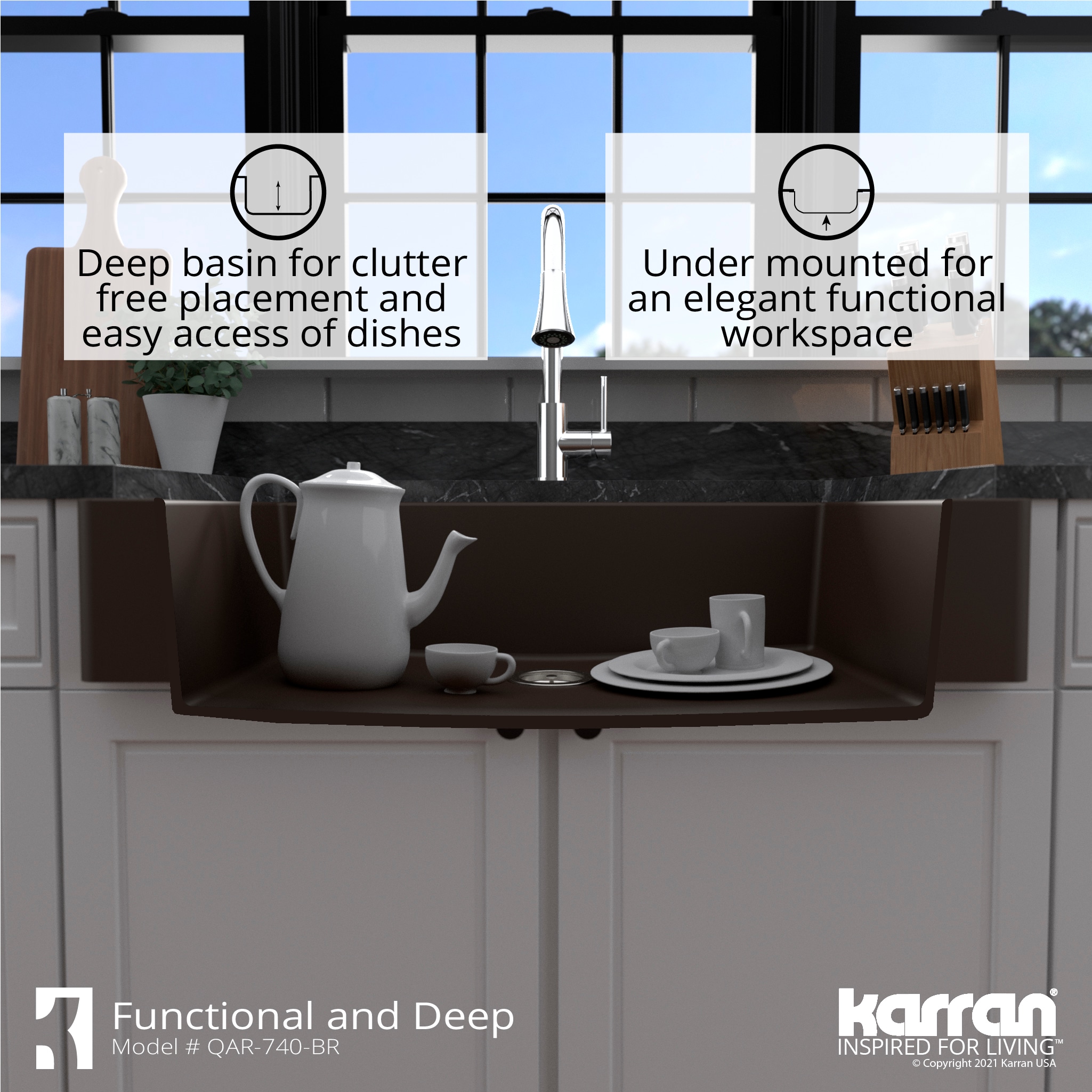 Karran QAR-740-BR Kitchen-Sinks - View #8