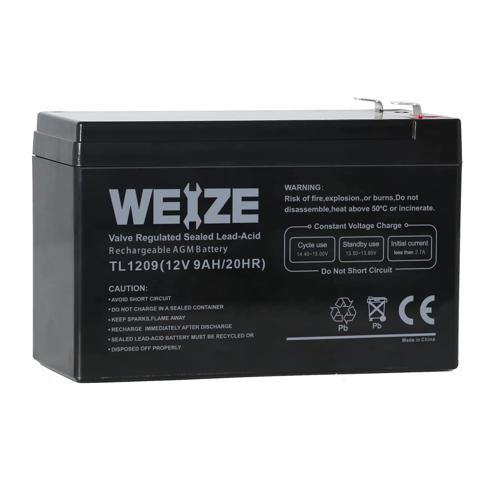 WEIZE QS12-9-2P Device-Replacement-Batteries - View #7