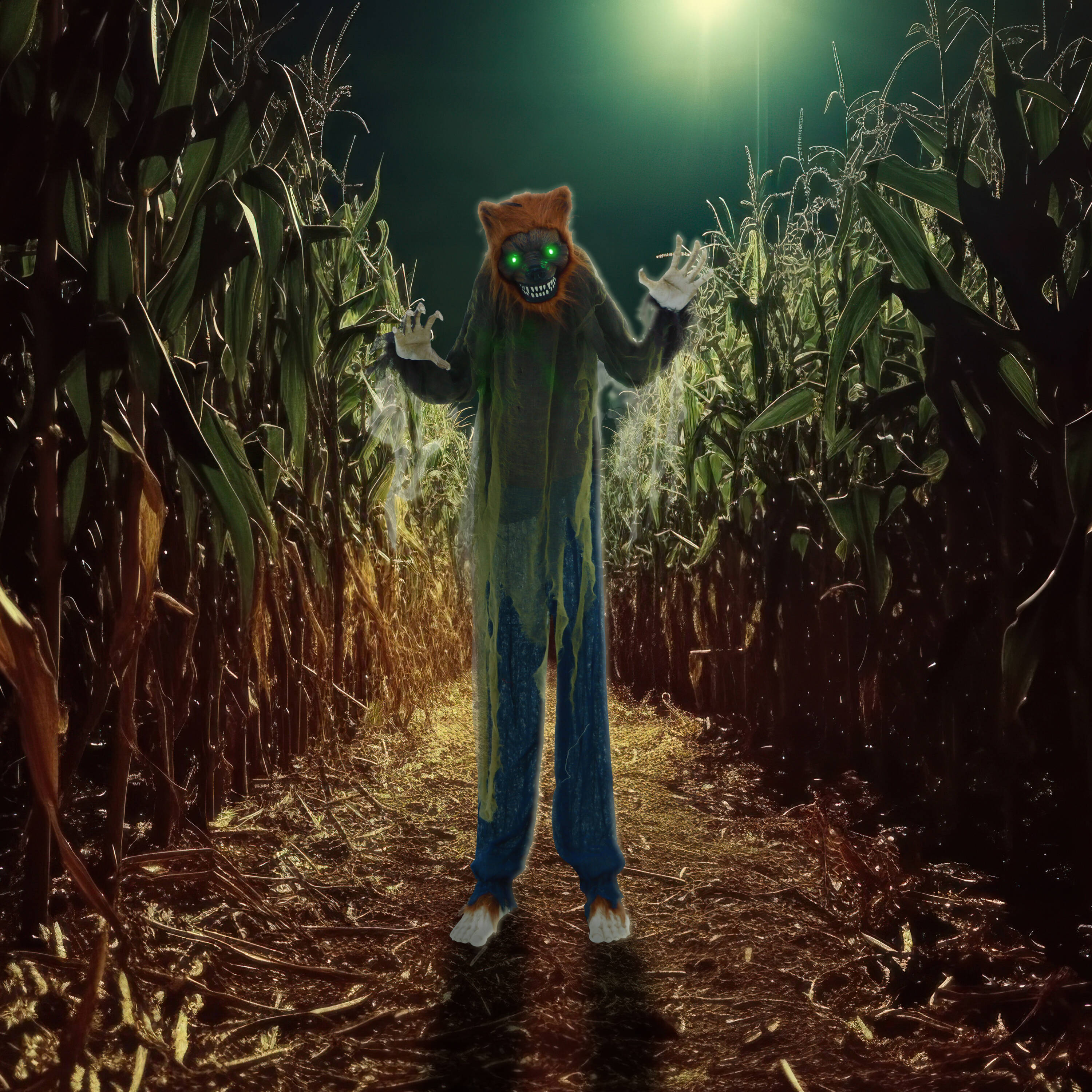Haunted Hill Farm HHWOLF-3FLSA Outdoor-Halloween-Decor - View #11