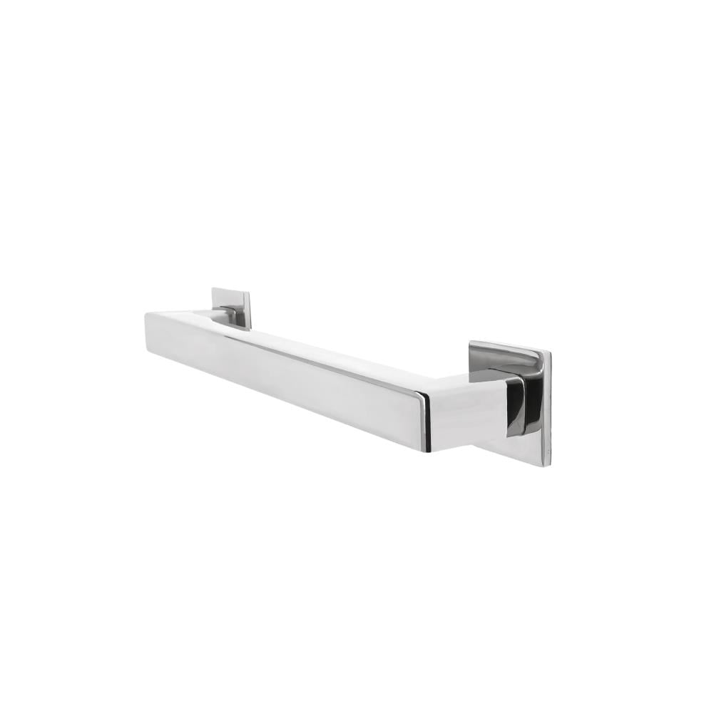 Preferred Bath Accessories 8012-BP Squared 12-in Bright polished Wall mount ADA Compliant Grab Bar ( 300-lb Weight Capacity )