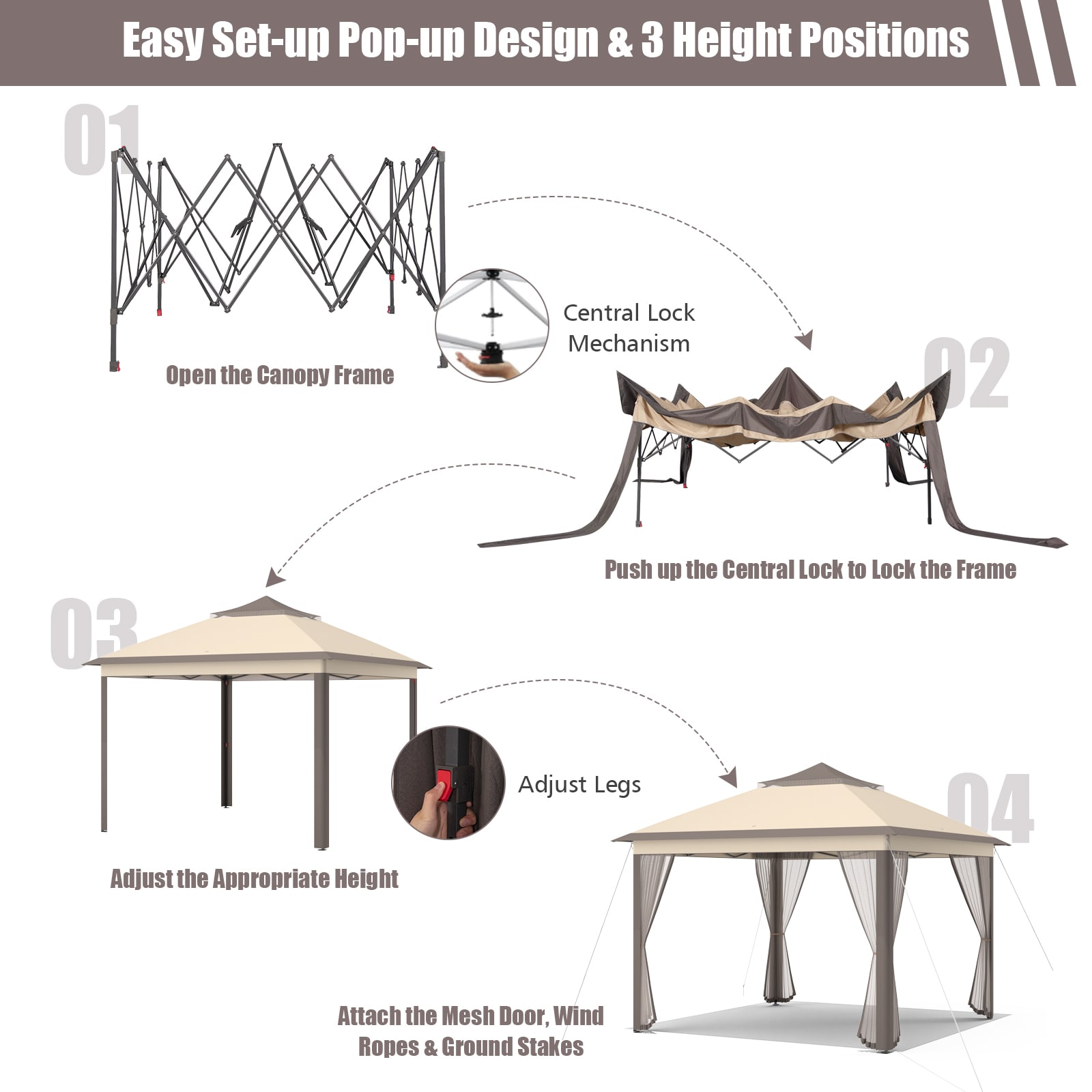 Clihome LHC-N03-0-GDS001 Wood-Resin-Gazebos - View #5