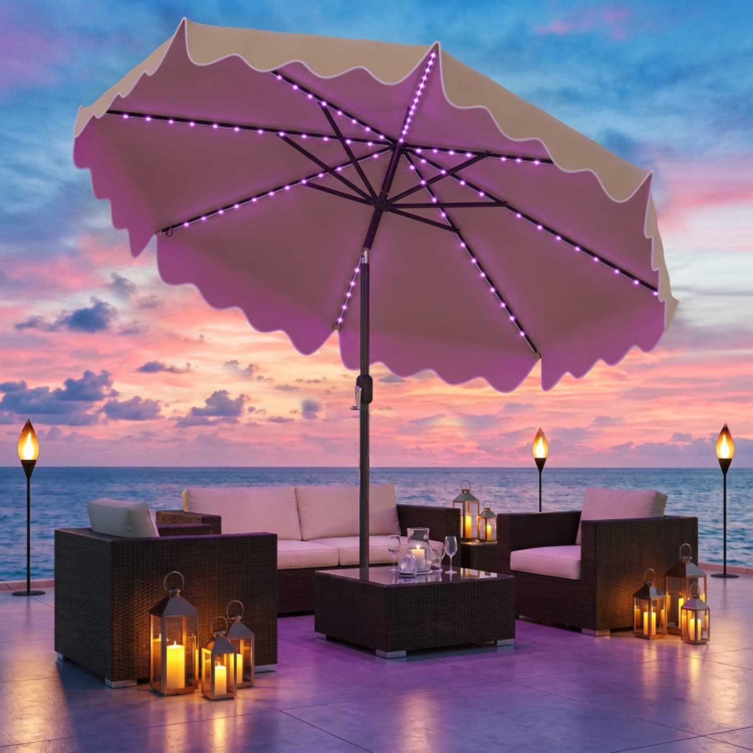 Mondawe MO-NP-13307BE3P Umbrellas-2 - View #7