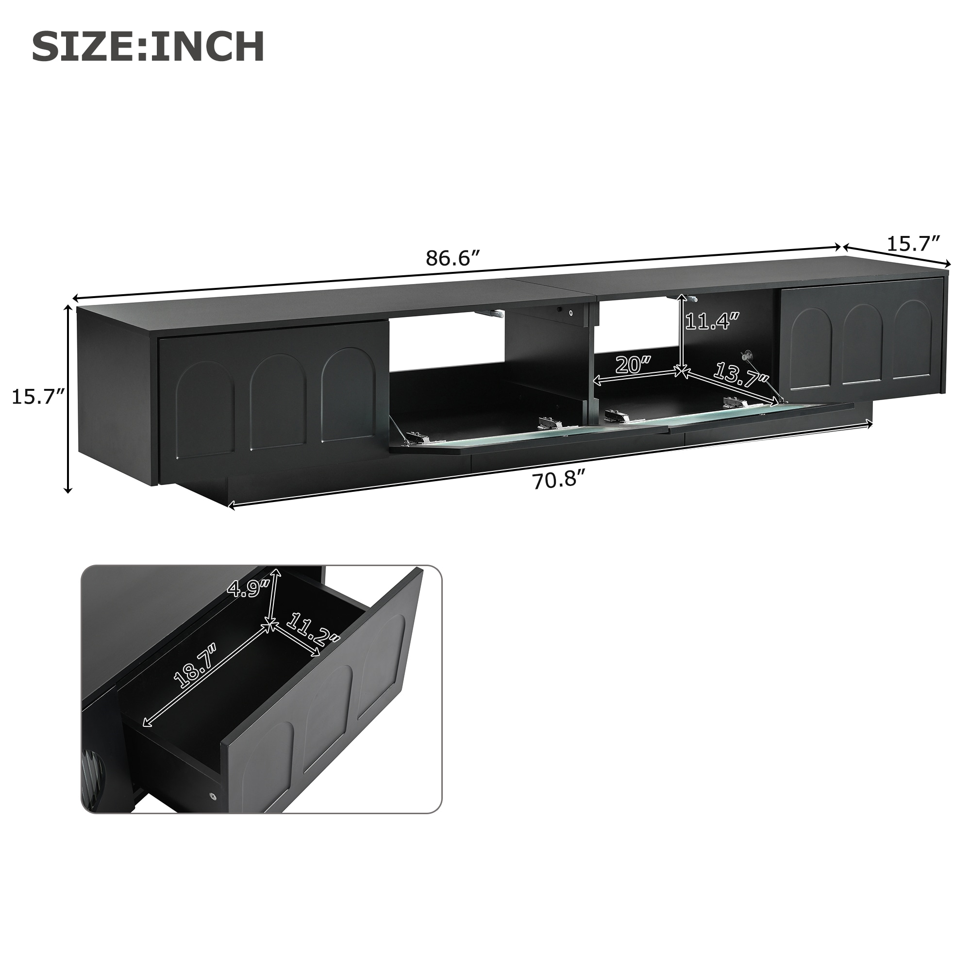 ModernLuxe WF531672AAB Tv-Stands - View #7