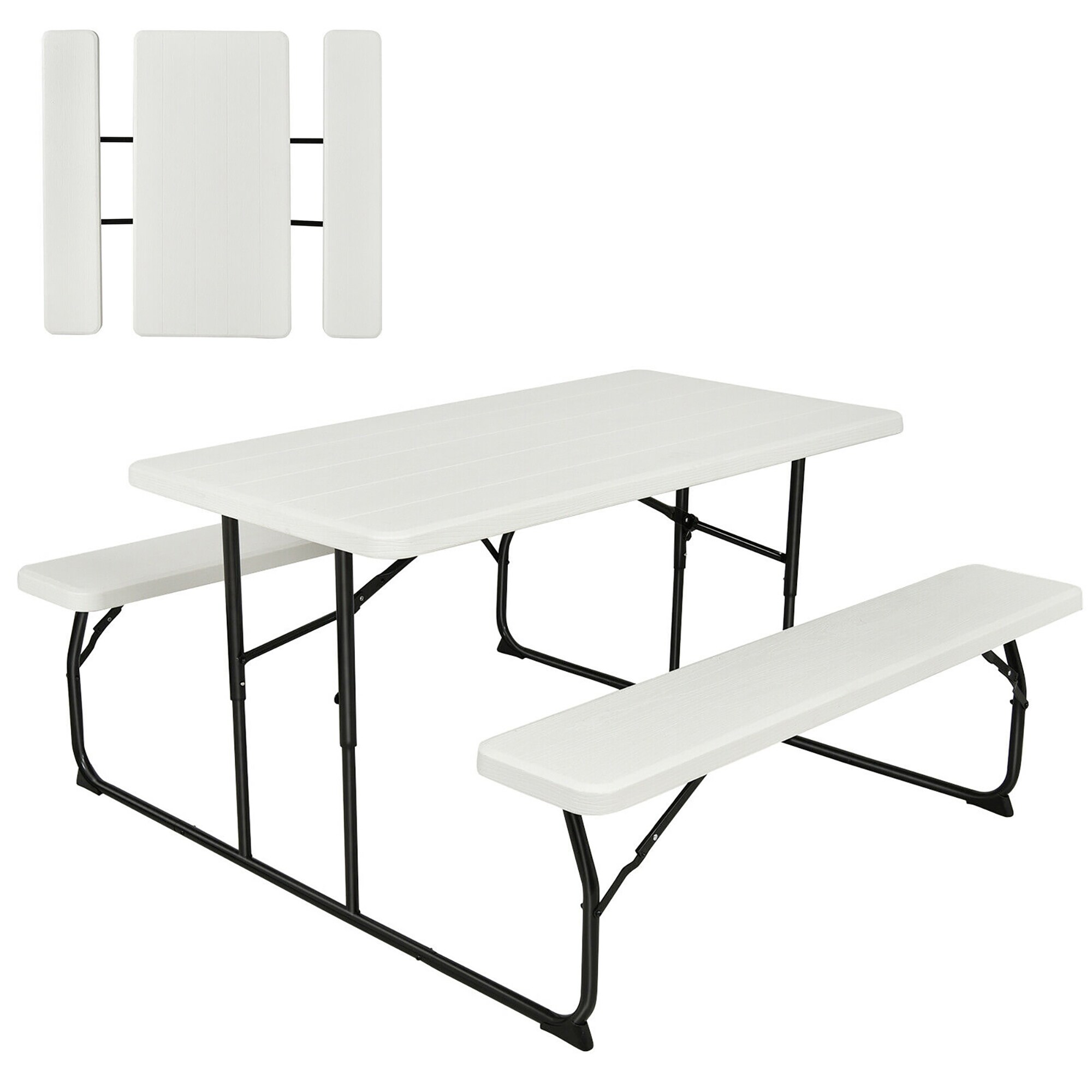 Forclover HYFW-672WH Picnic-Tables - View #2