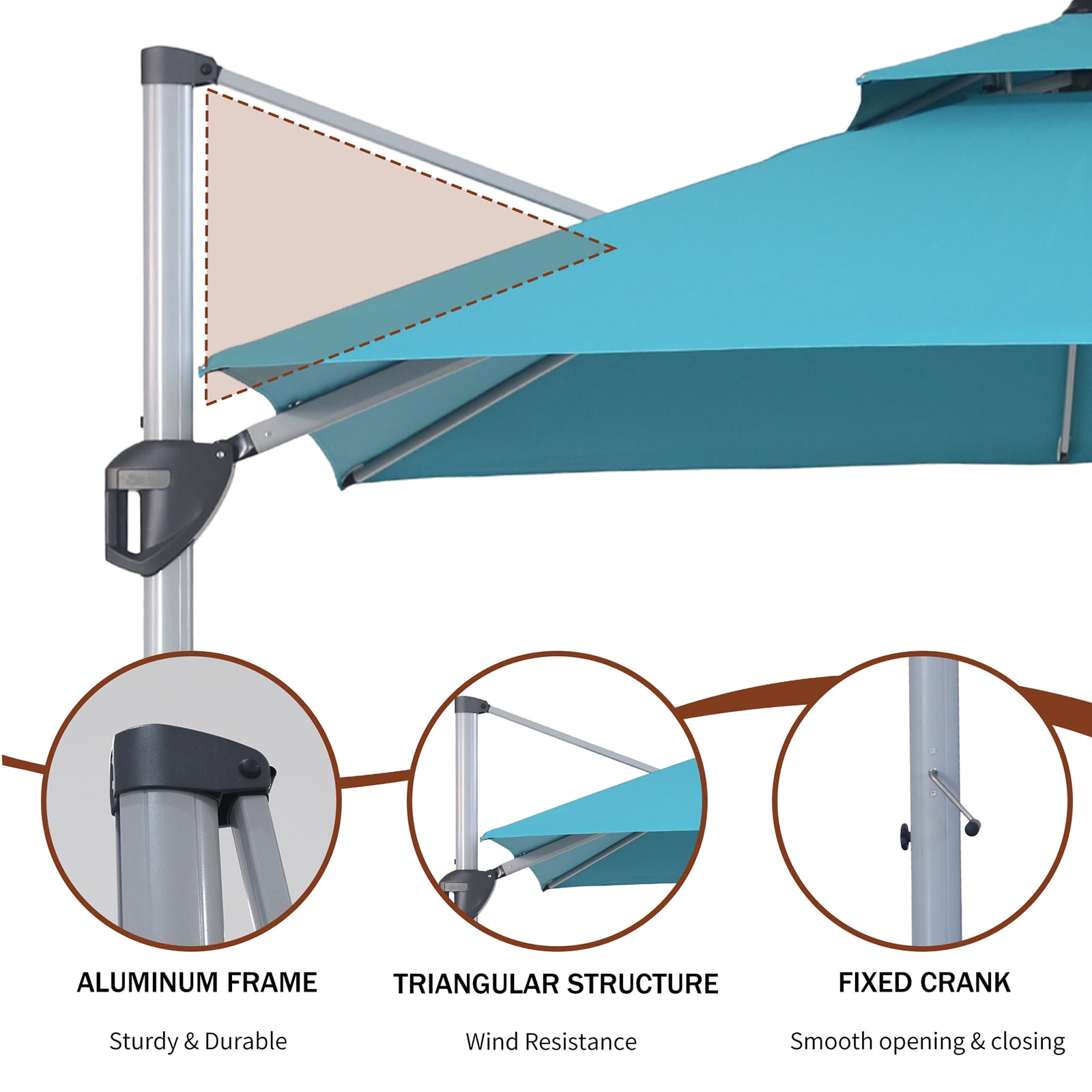 Mondawe 21350RDLE-SM Umbrellas-2 - View #6