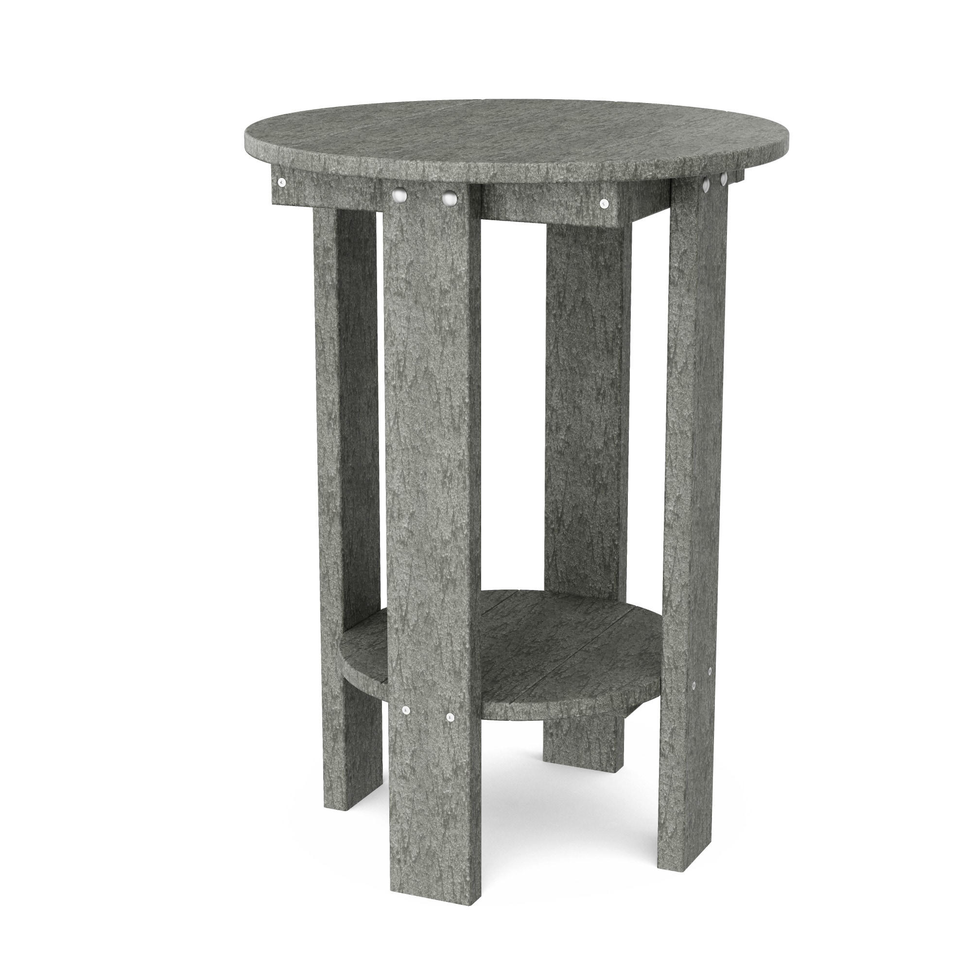 Wildridge LCC-152-DG Heritage Balcony Round Outdoor Balcony Table 20.5-in W x 20.5-in L