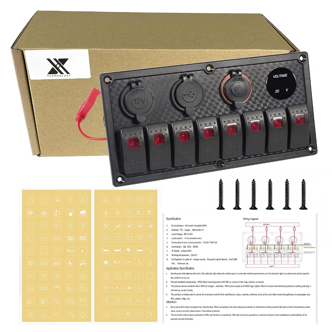 Aoibox LABIJ4NH Boat-Switches - View #3