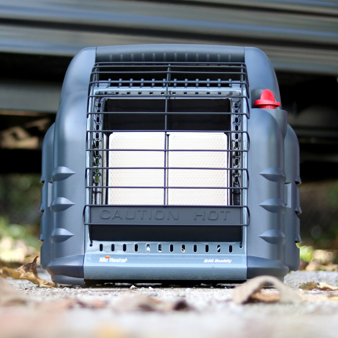 Mr. Heater 18000-BTU Floor-Mount Indoor/Outdoor Liquid Propane Radiant ...