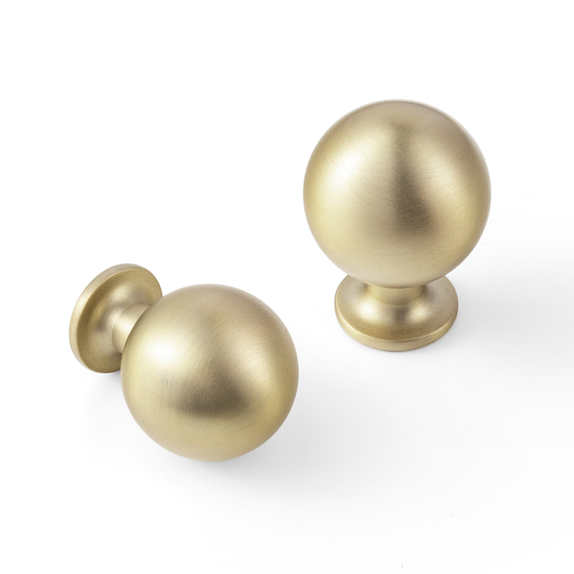 Miaokesen 1-2/5-in Champagne Bronze Round Modern Cabinet Knob 12 -Pack