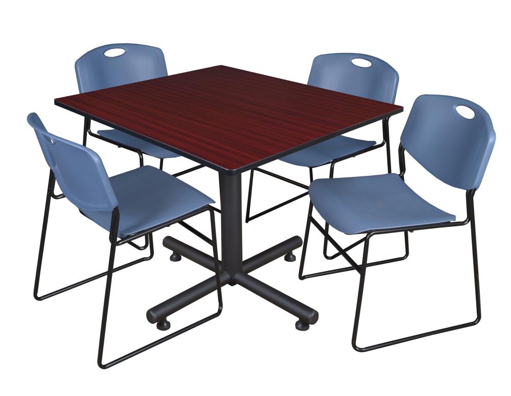 Regency TKB4848MH44BE Breakroom Brown 4-Person Training Table (48-in W x 29-in H)