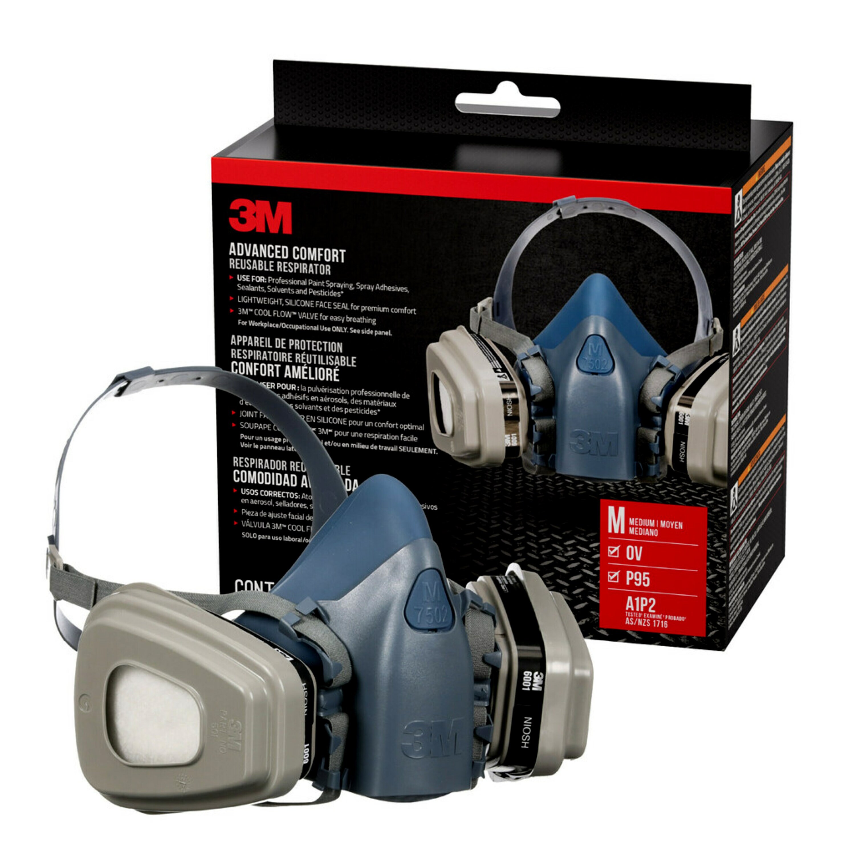 3M 7512P1-DC respirators - View #2