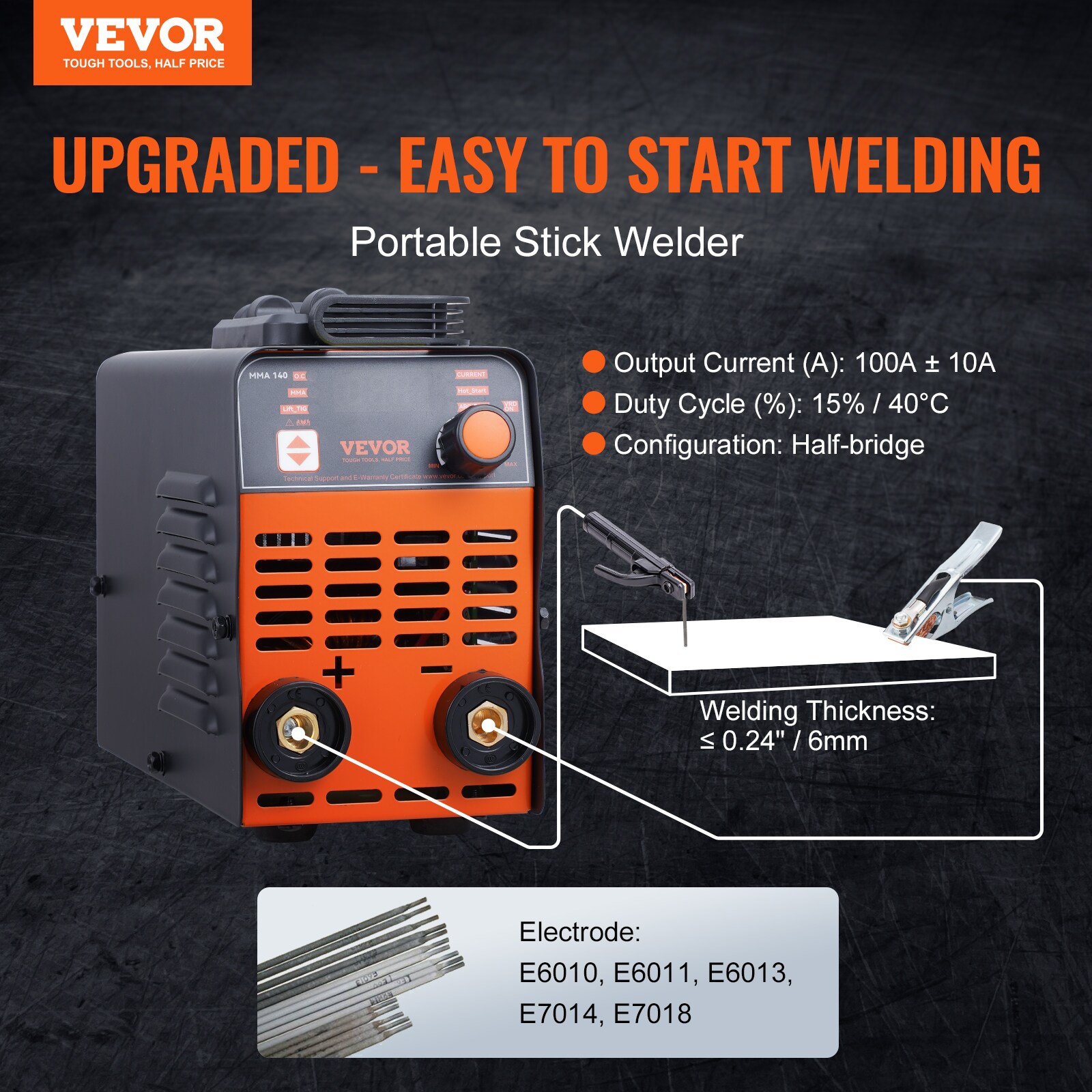 VEVOR BHJBHSH140A06Y358V1 Stick-Welders - View #3