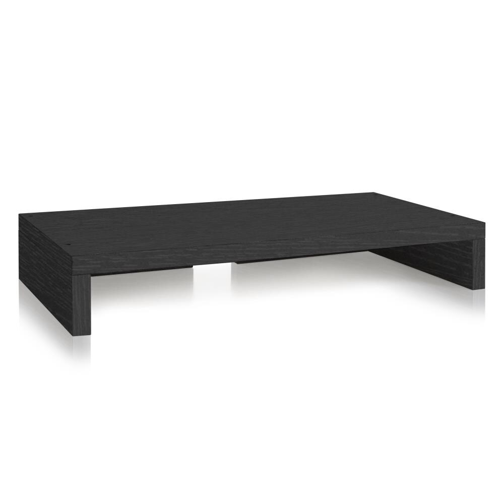 Way Basics WB-DSHELF-BK 9.8-in D x 19.7-in W x 3.1-in H Recycled Paperboard Decorative Shelving Unit