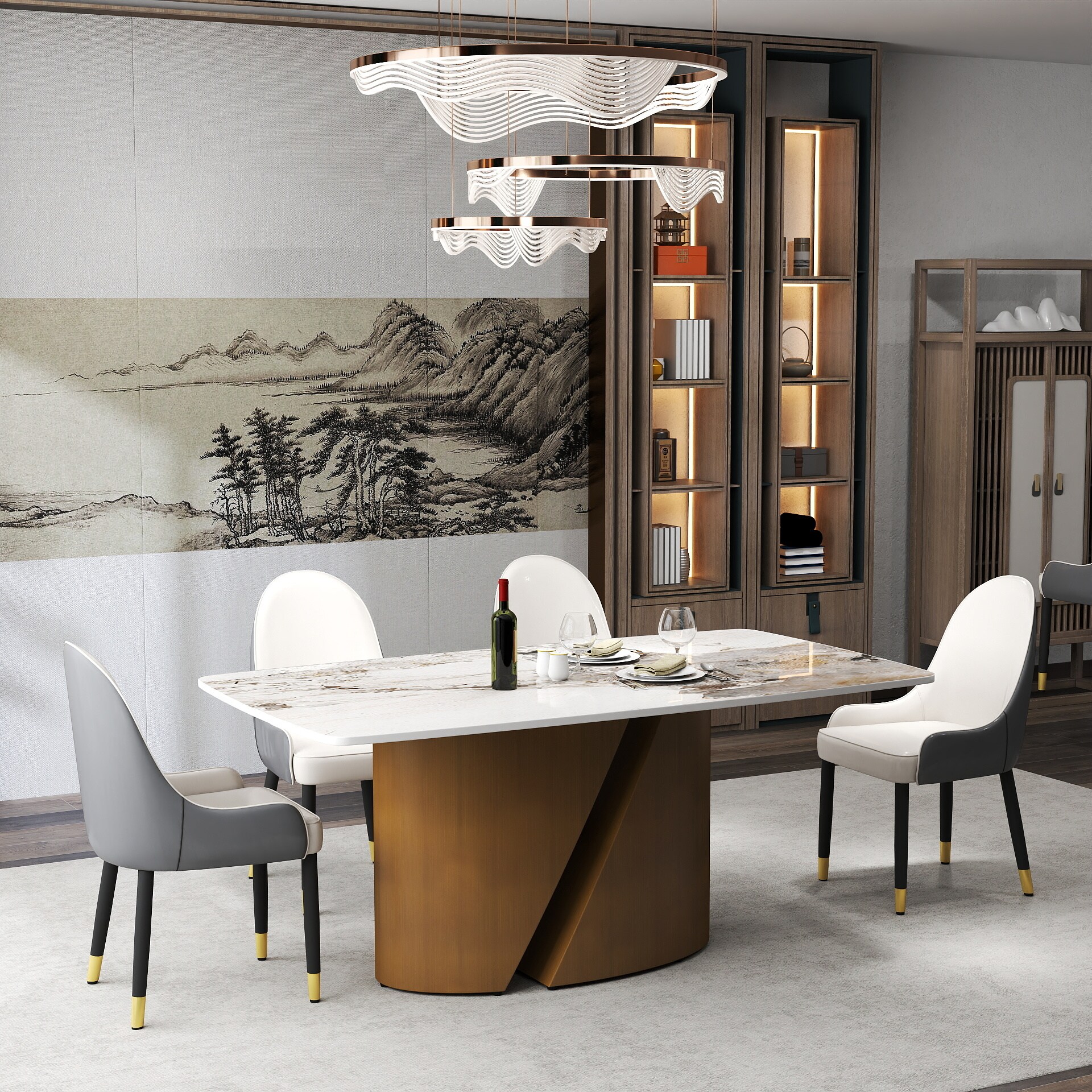 BuotiqHom DH-AT-18AP-L14G Dining-Tables - View #2