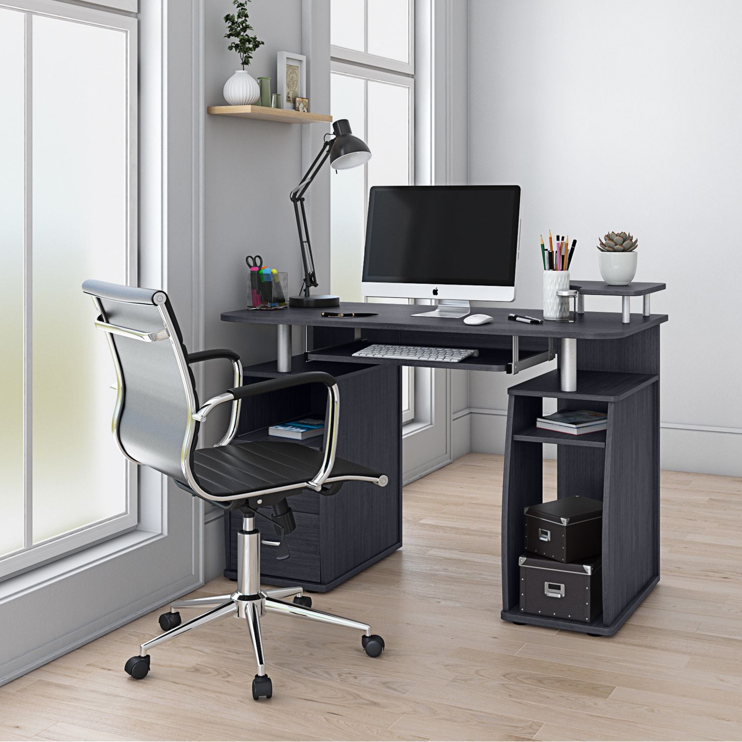 JASMODER RTA-8211-ES18 21.50-Inches Multiple colors/finishes Modern/Contemporary Writing desk