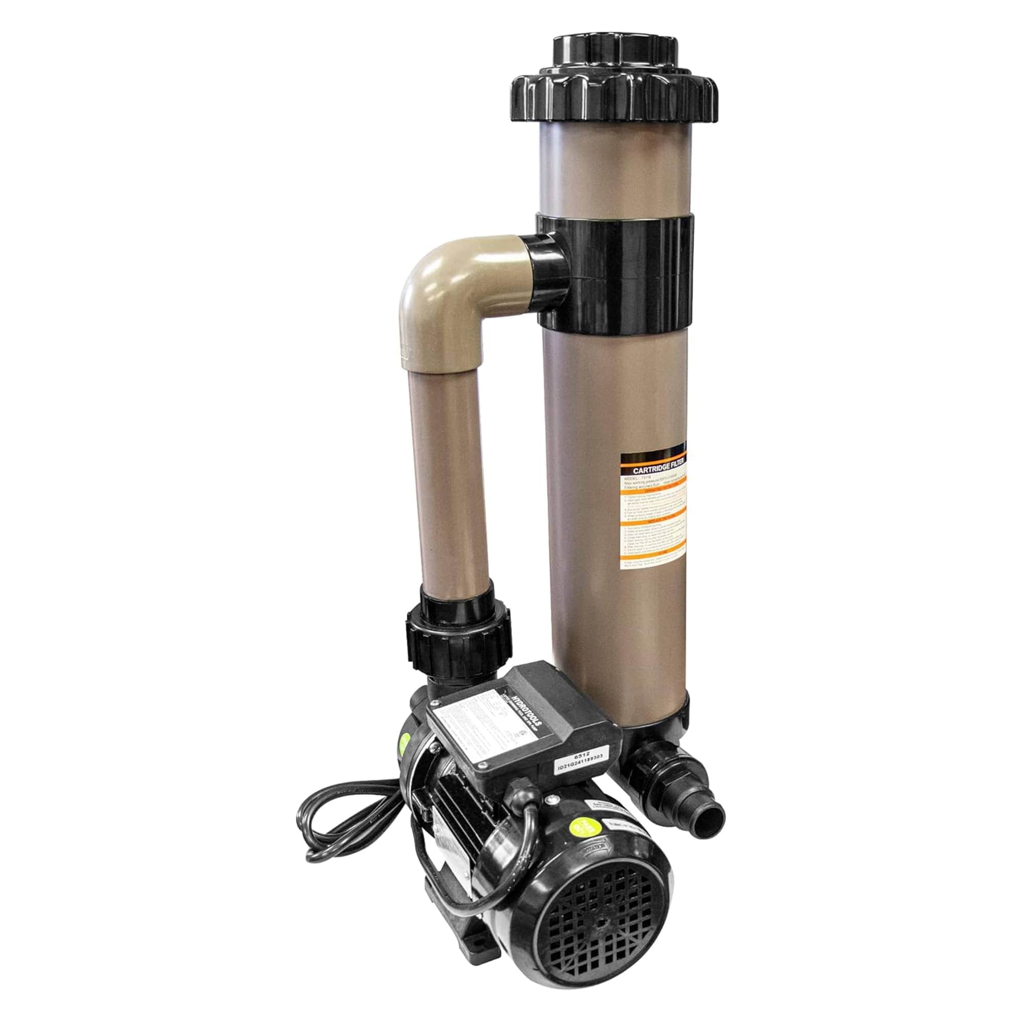 Swimline 409452 HYDROTOOLS 8 Sq Ft Cartridge Pool Filter System for Above Ground Pools