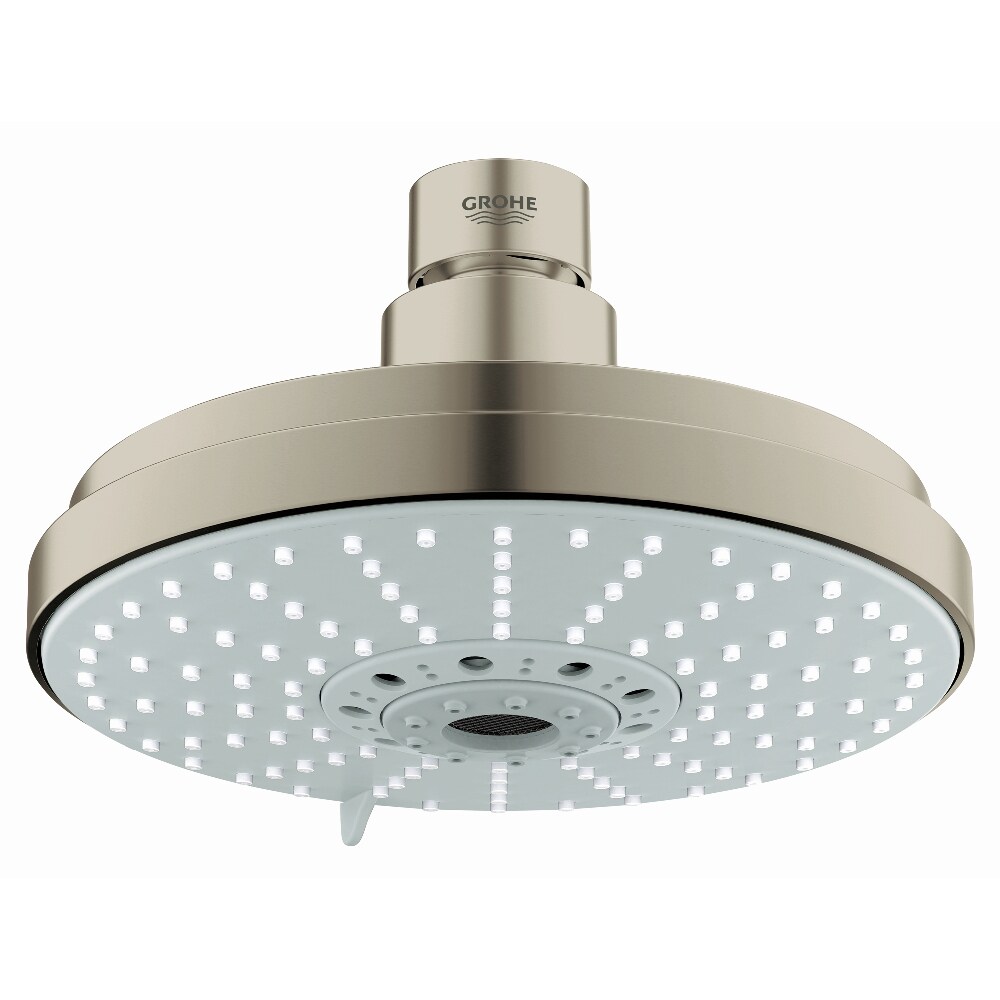 GROHE 27135EN0 Rainshower Brushed Nickel Fixed Shower Head (2.5-GPM (9.5-LPM)