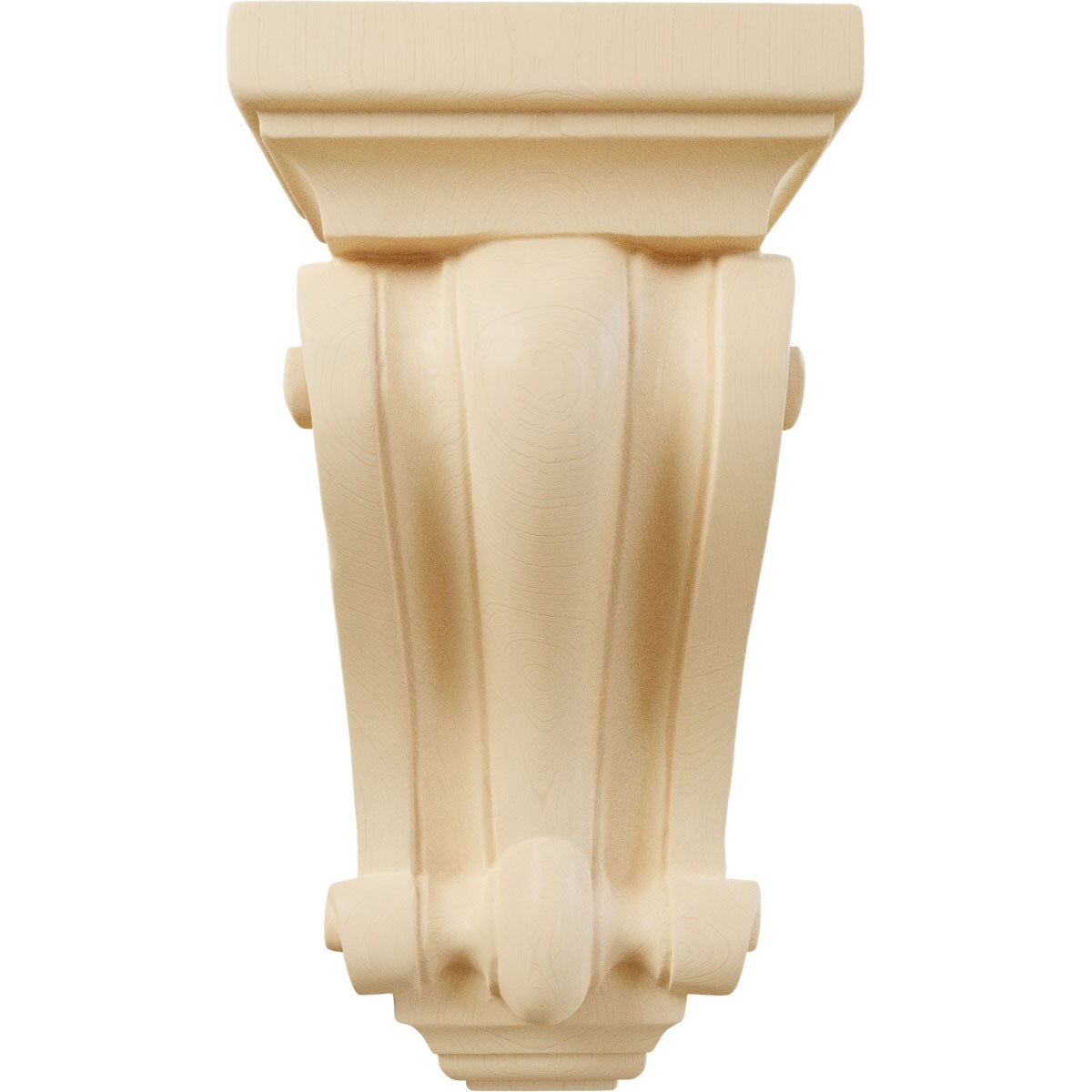 Maple Hand-Carved 9.5" Wood Corbel