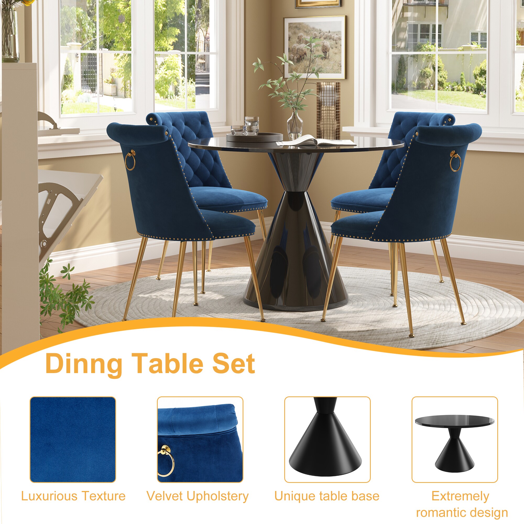 Clihome CL-RBT2-BBK703NY Dining-Sets - View #4