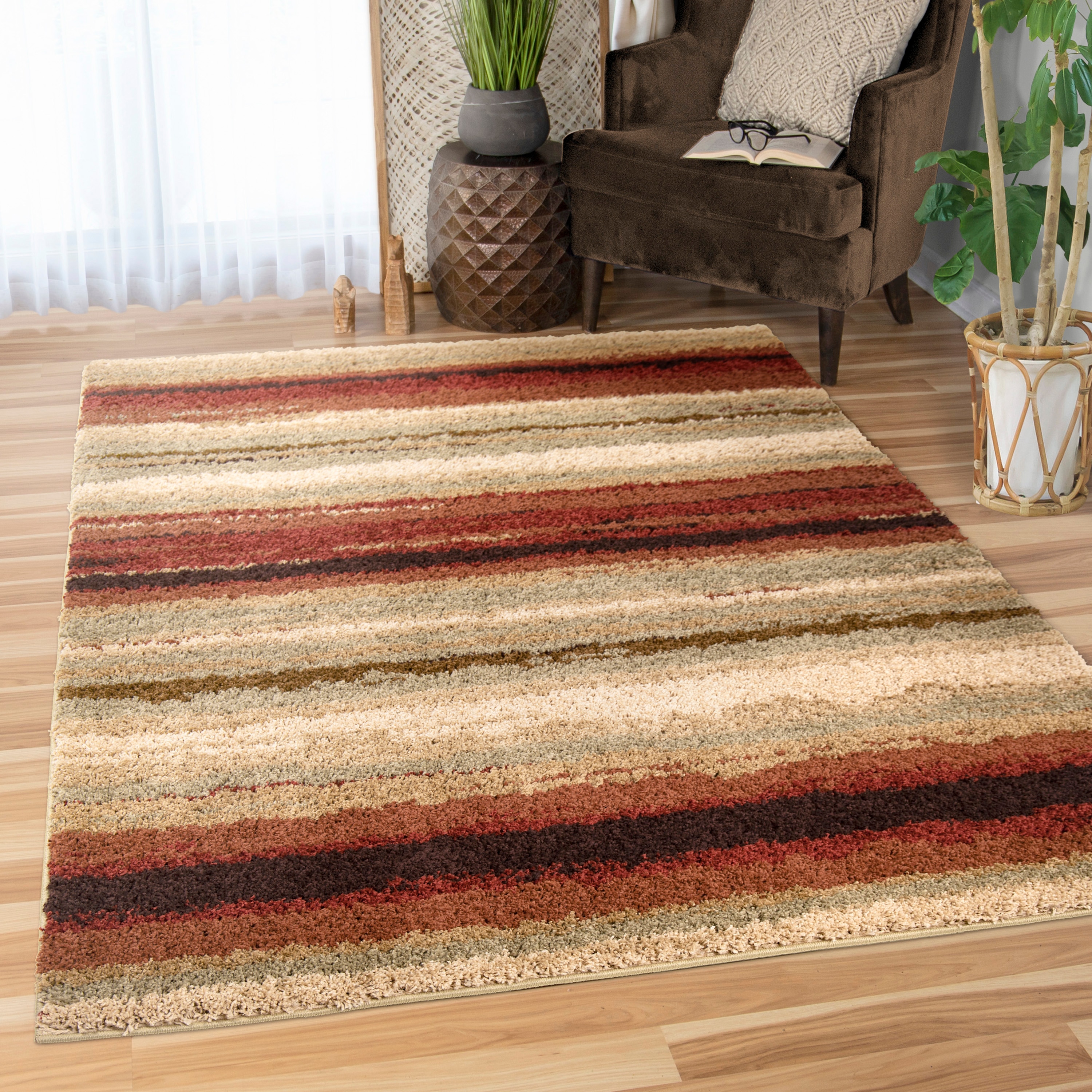  RURALITY Outdoor Rugs 5x8 Waterproof for Patios