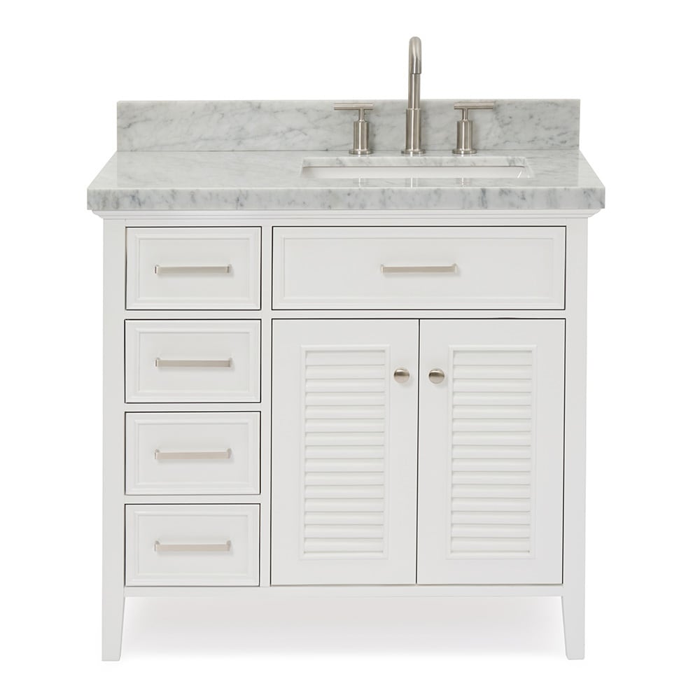 ARIEL D037S-R-VO-WHT Bath-Vanity-Combo - View #2