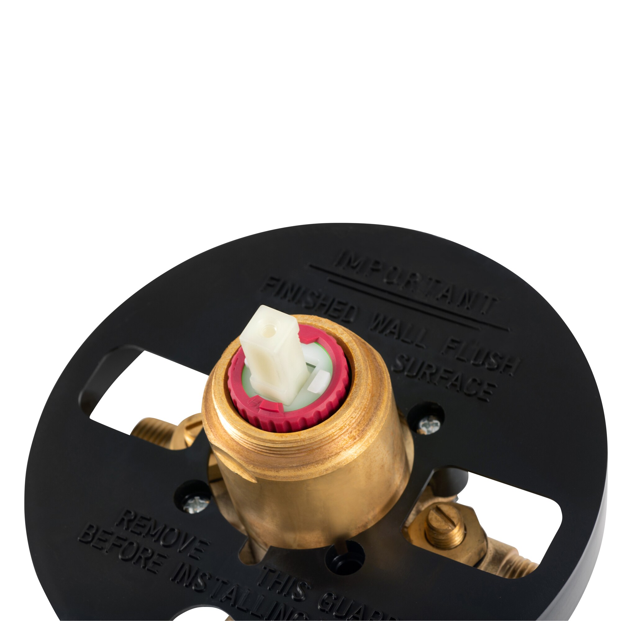 Polished Chrome Wall-Mounted Shower Valve with Lever Handle