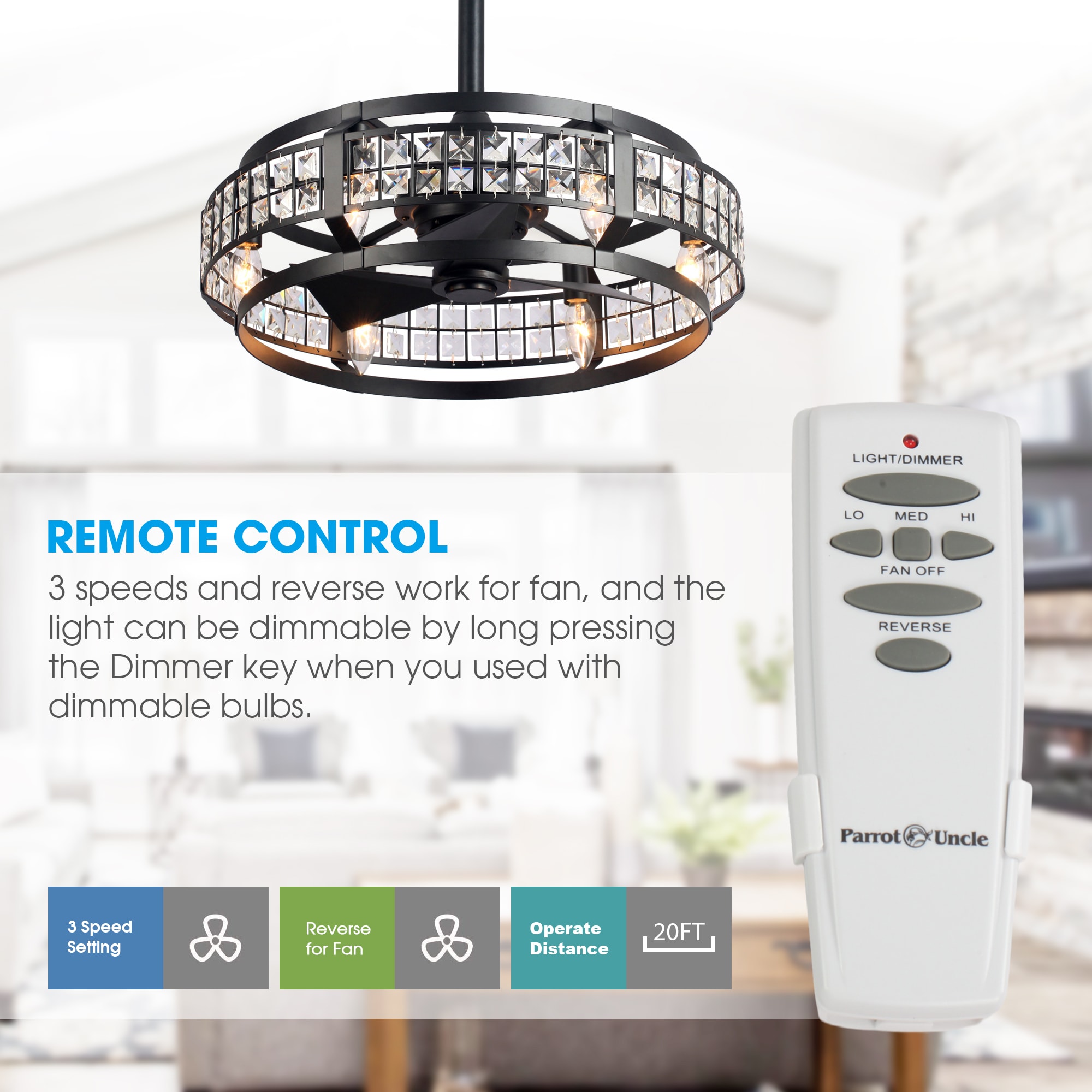 Parrot Uncle F8227110V Ceiling-Fans - View #7